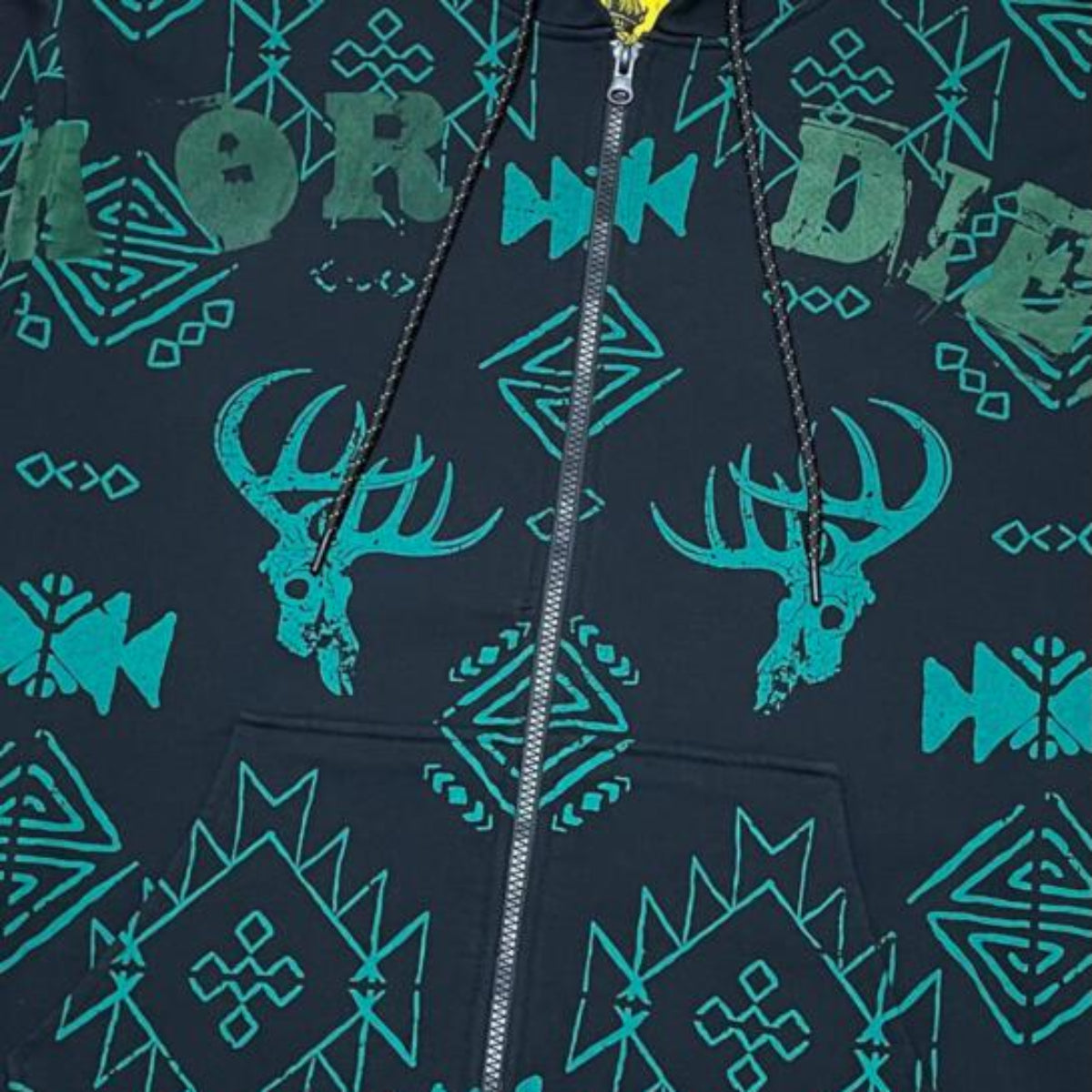 Dream or die zip up hoodie