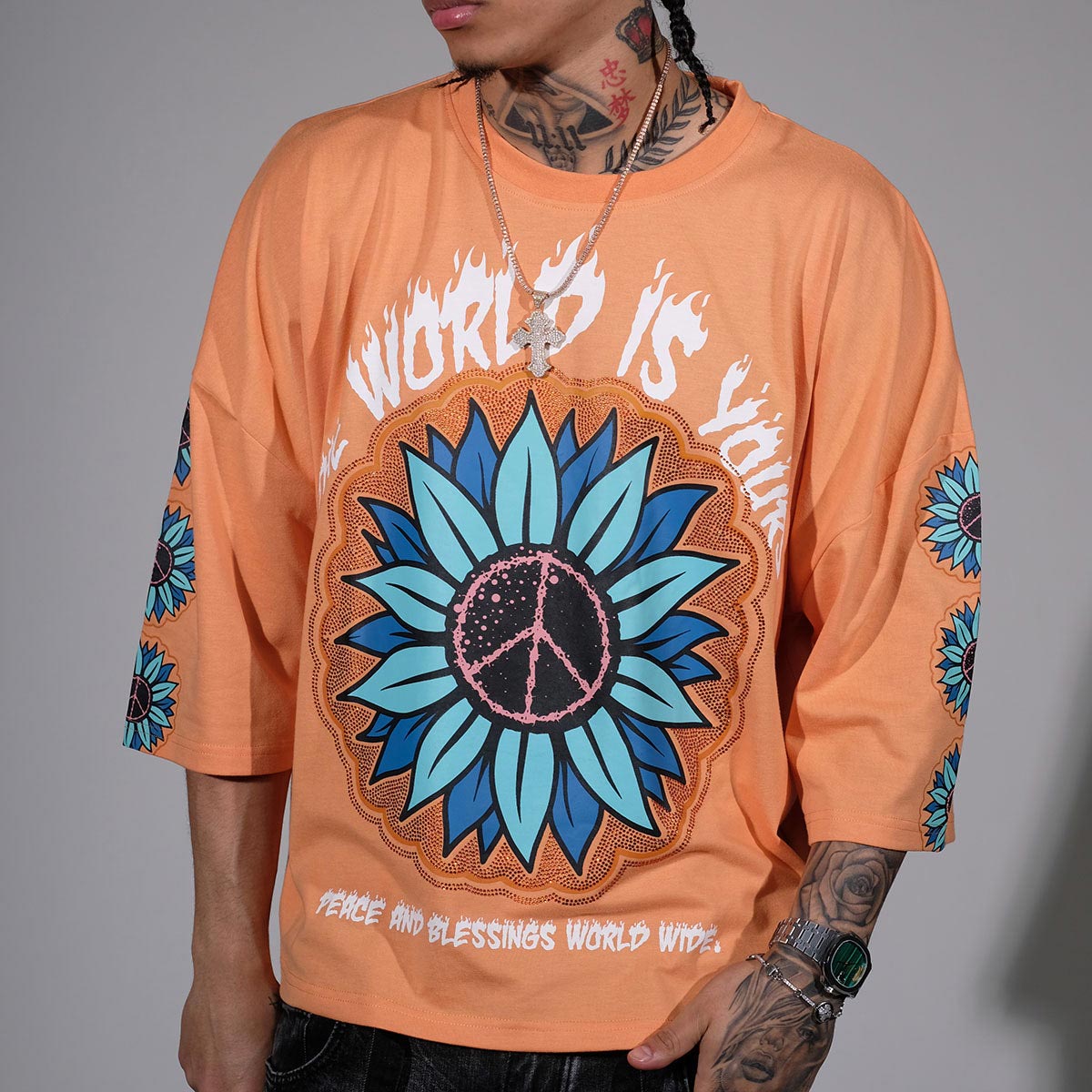 Peace and blessings tshirt By Genuine-6