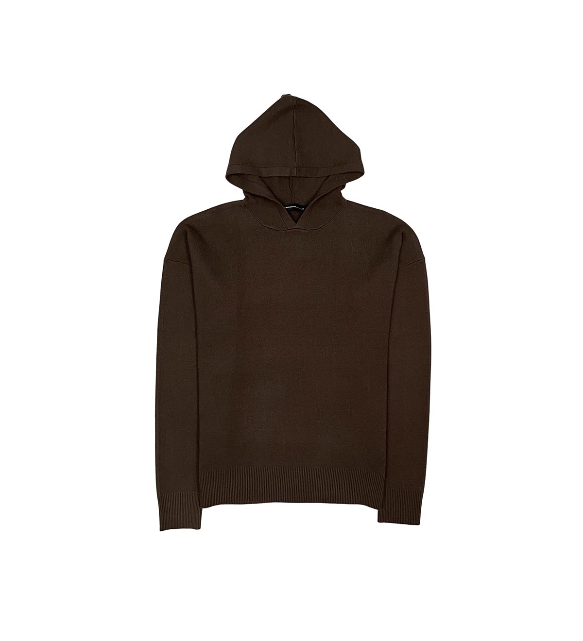 Viscos poly double knit sweater hoodie