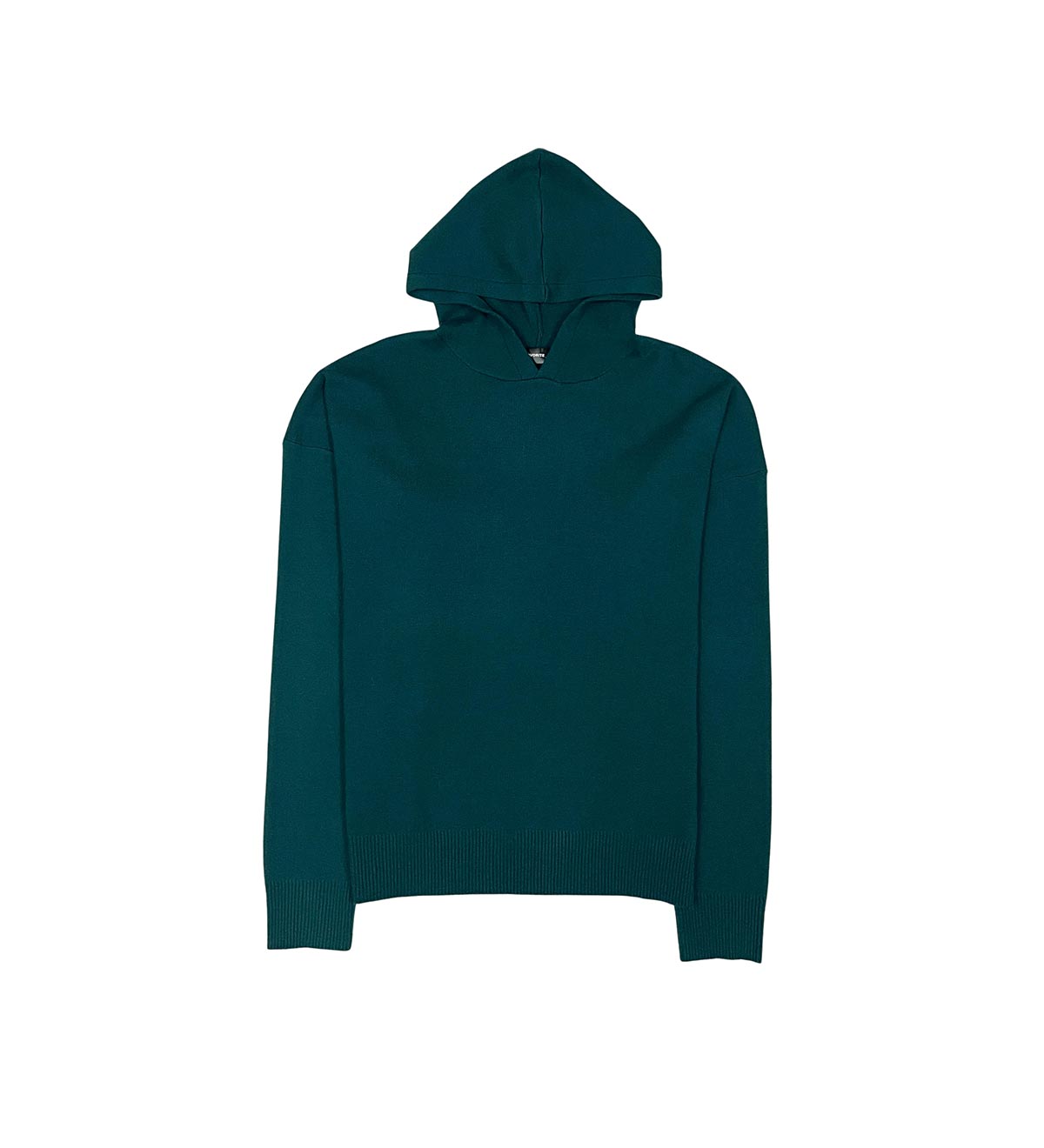 Viscos poly double knit sweater hoodie
