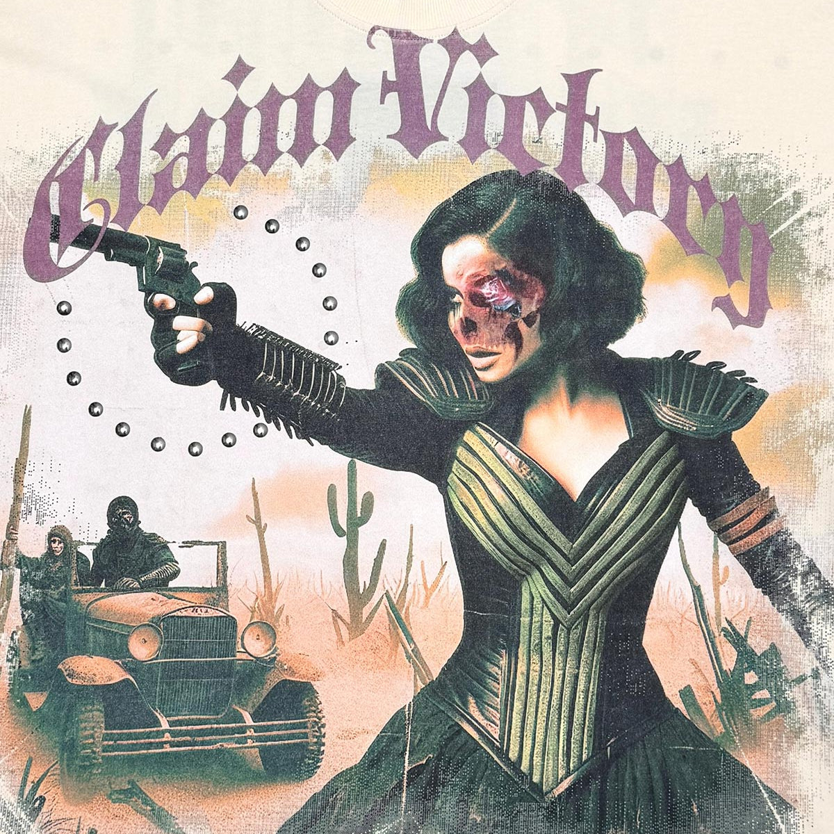 Stray claim victory wide & crop fit tee