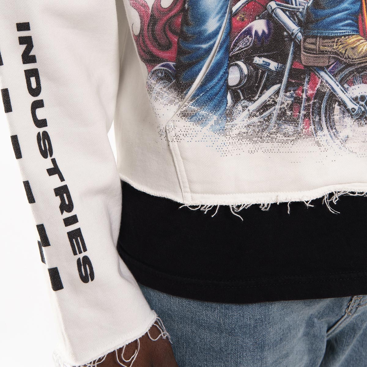 Biker stray full-zip hoodie By Stray-14