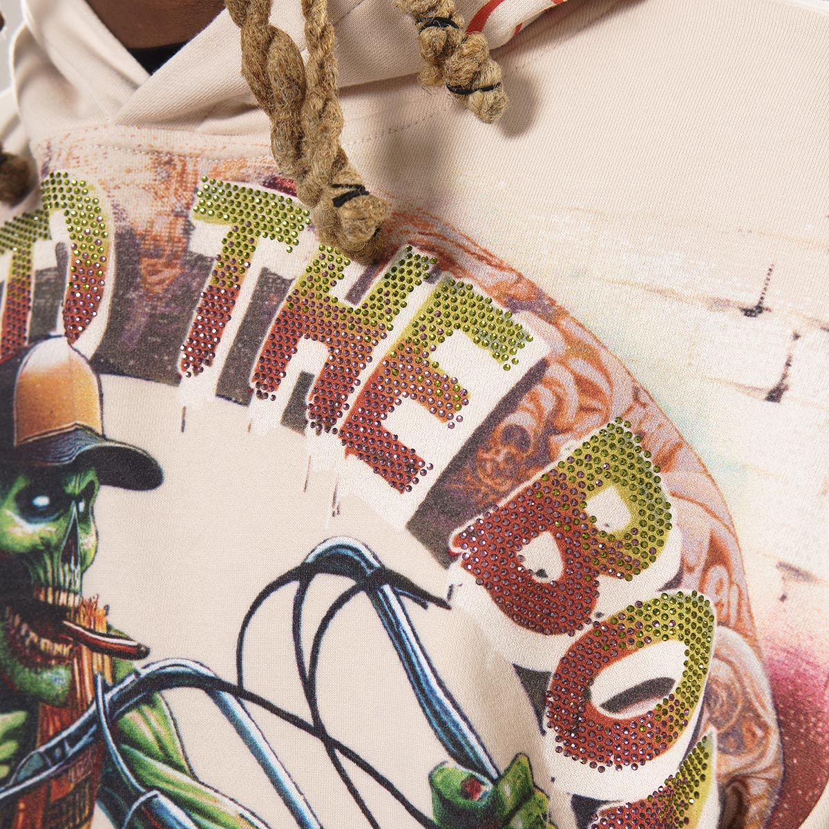 Bad to the bone stray pullover hoodie