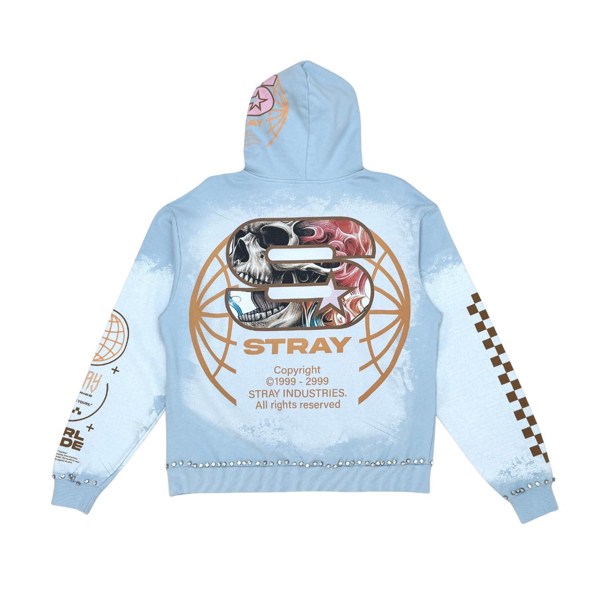Stray ride or die full-zip hoodie
