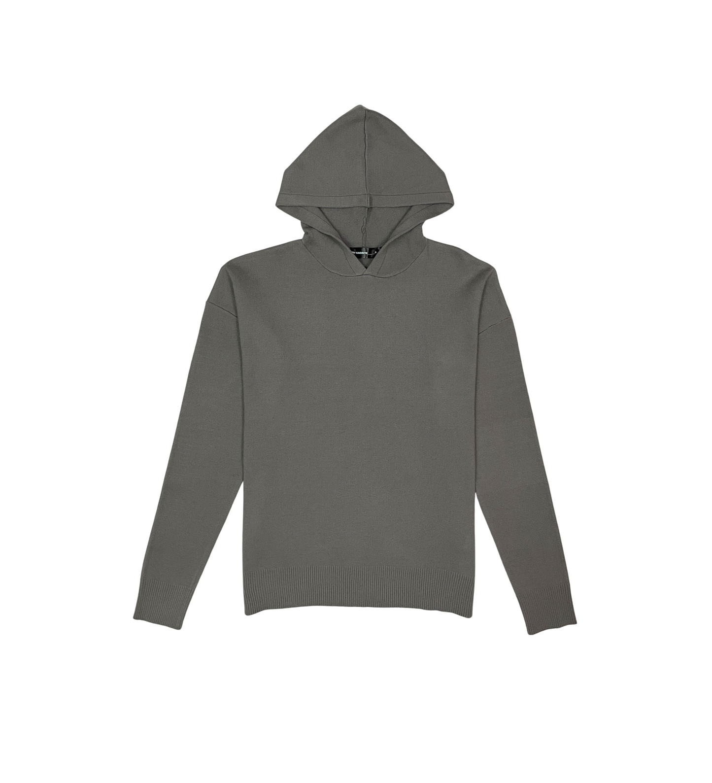 Viscos Poly Double Knit Sweater Hoodie - Cream Heather | My Favorite _10