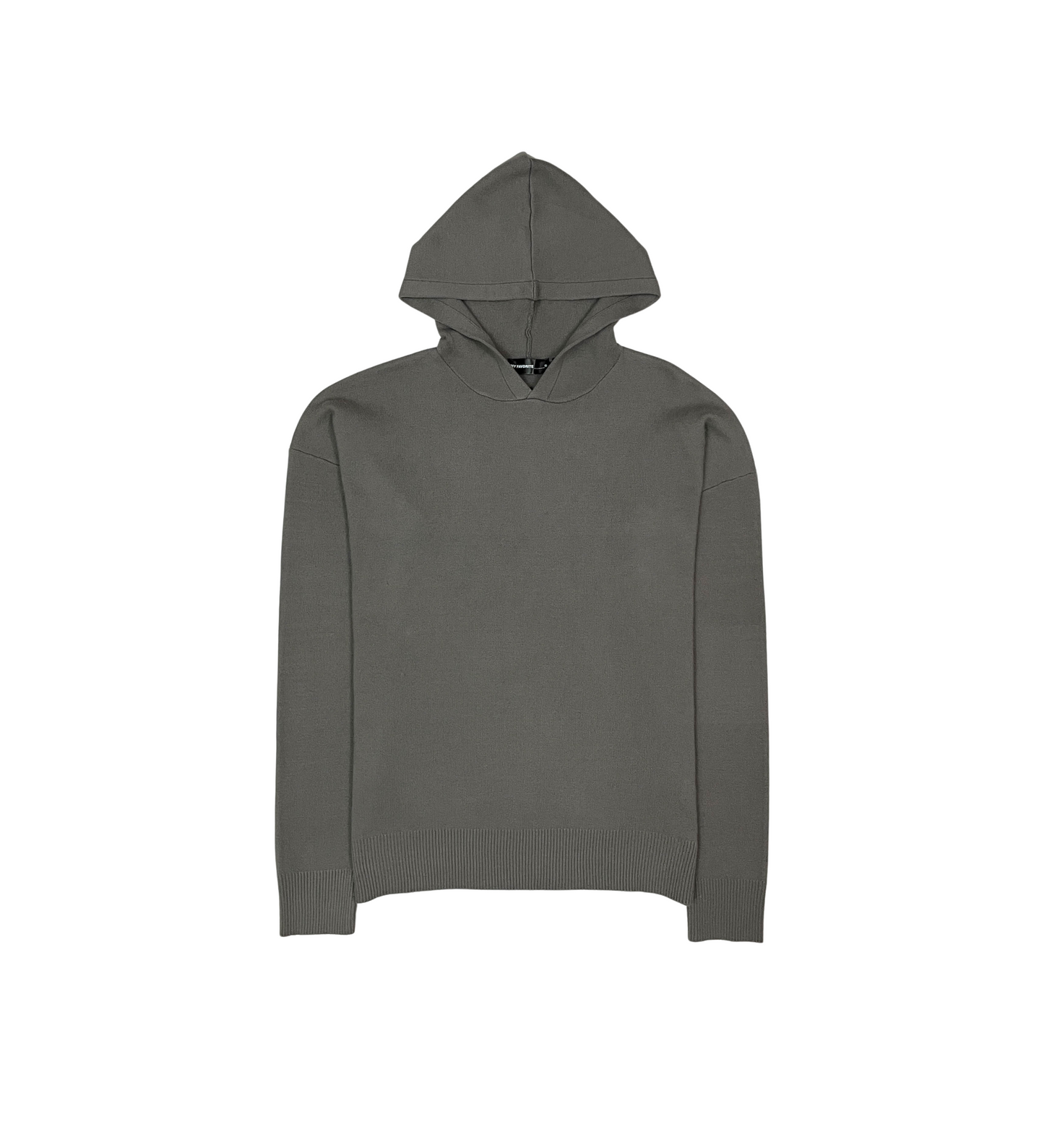 Viscos Poly Double Knit Sweater Hoodie - Cream Heather | My Favorite _11