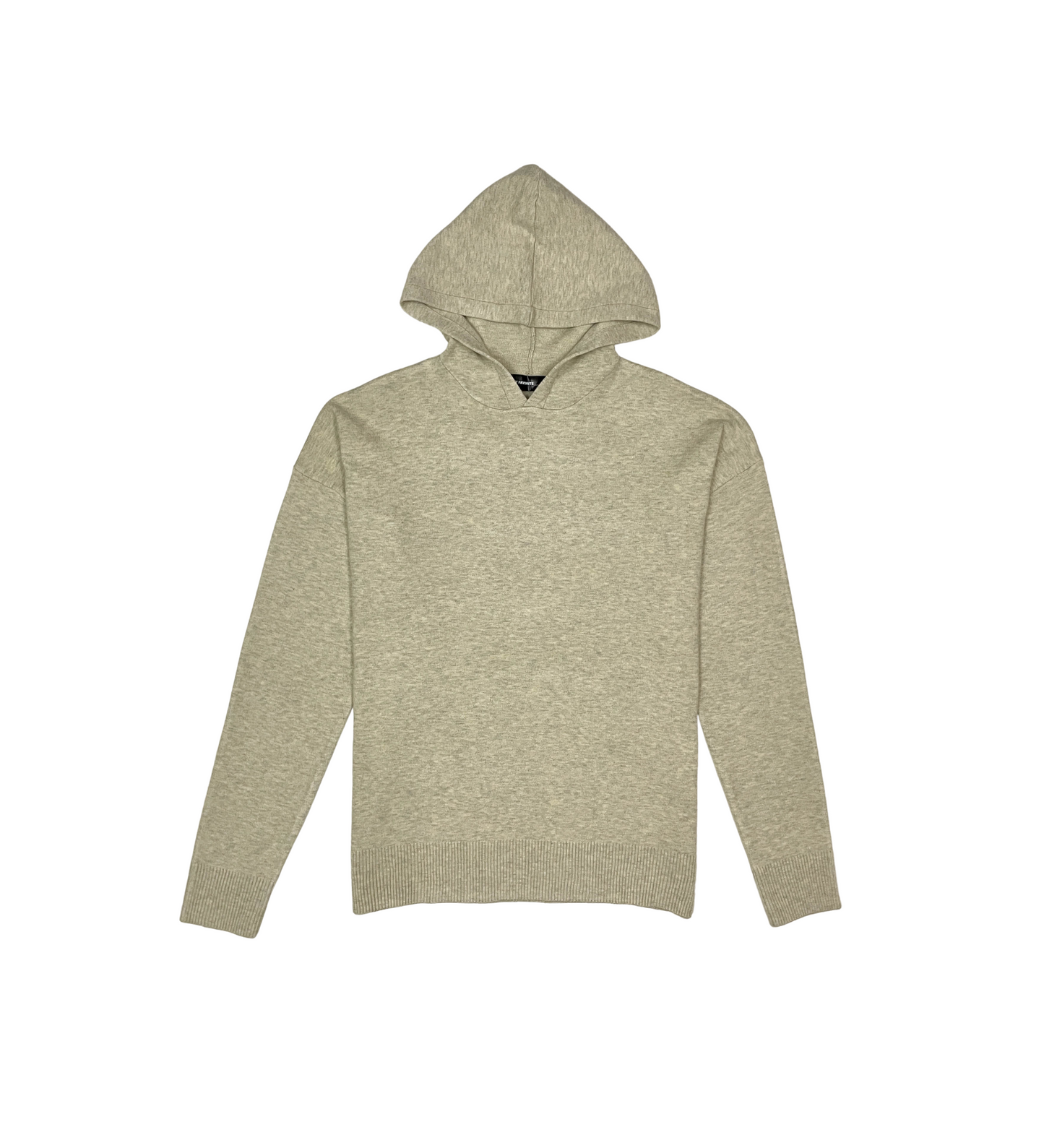 Viscos Poly Double Knit Sweater Hoodie - Black | My Favorite _6