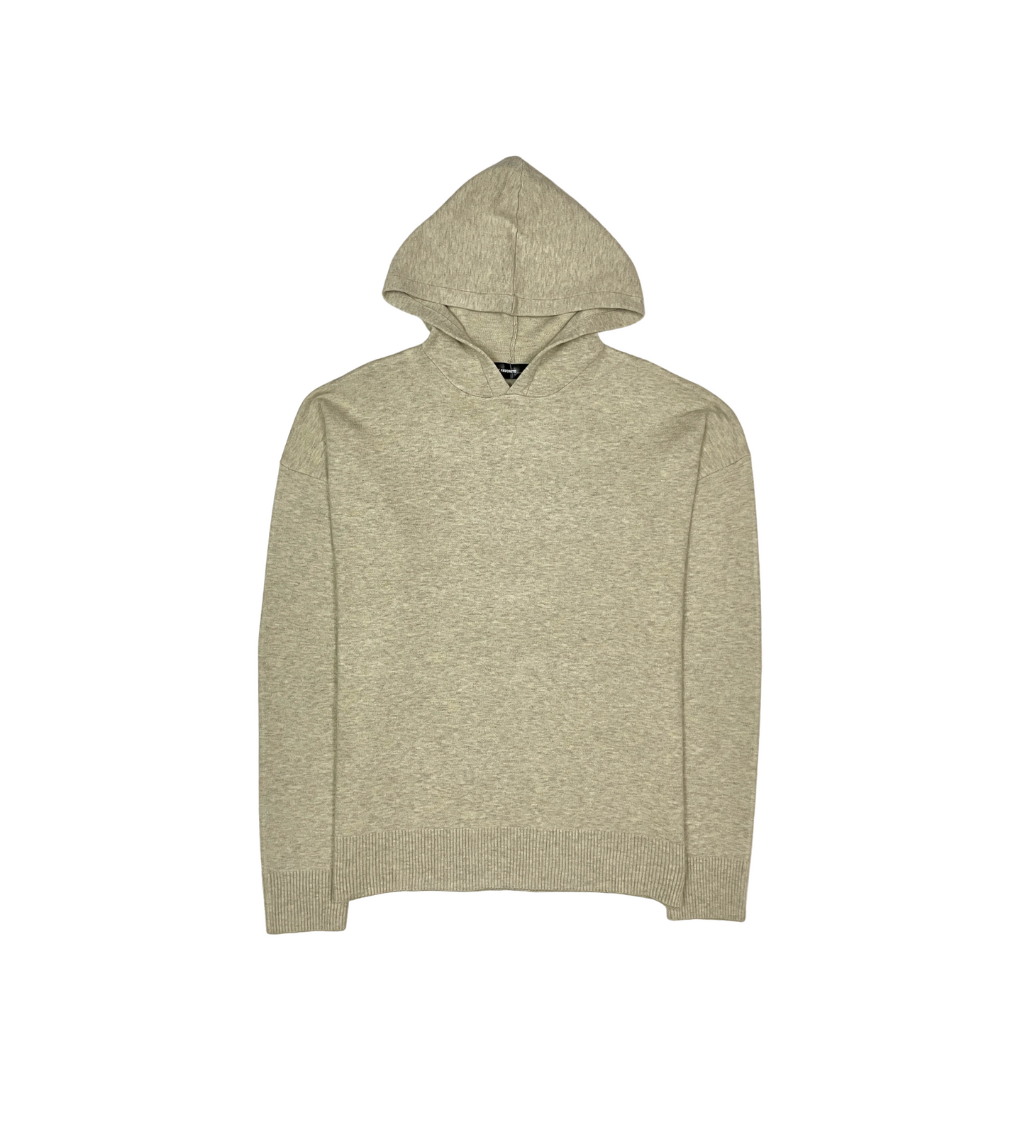 Viscos Poly Double Knit Sweater Hoodie - Black | My Favorite _7