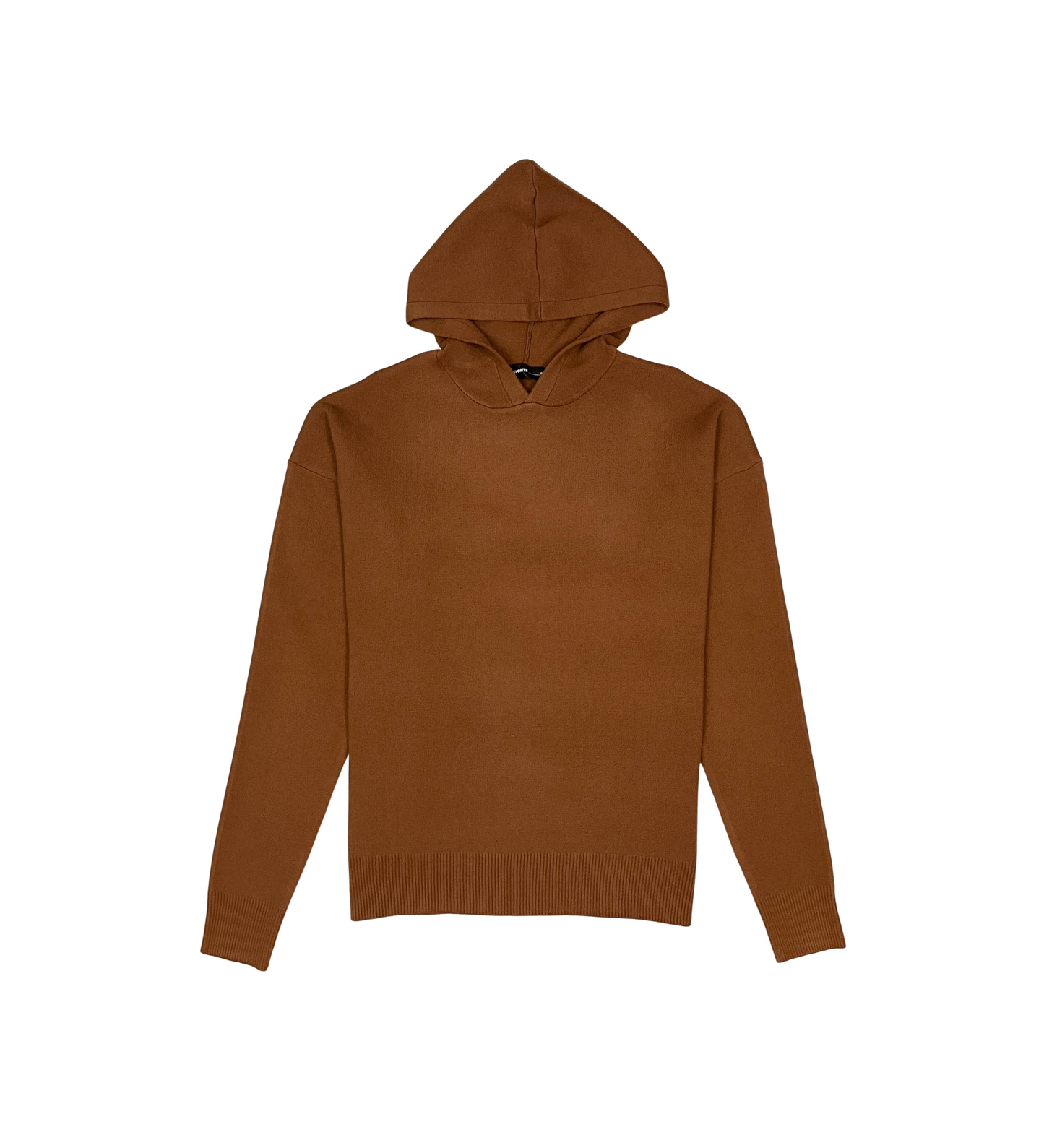 Viscos Poly Double Knit Sweater Hoodie - Black | My Favorite _8