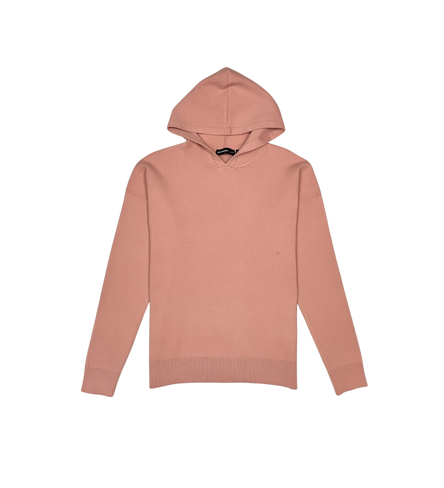 Viscos Poly Double Knit Sweater Hoodie - Black | My Favorite _3