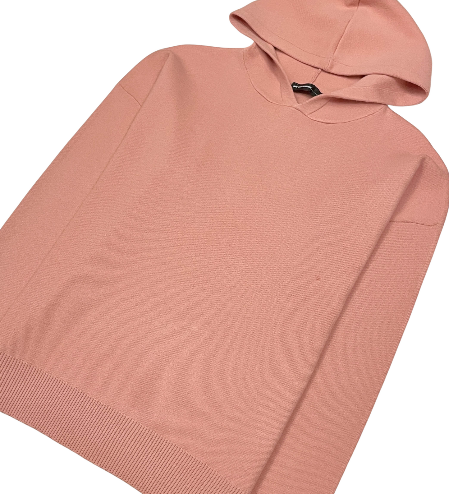 Viscos Poly Double Knit Sweater Hoodie - Black | My Favorite _5