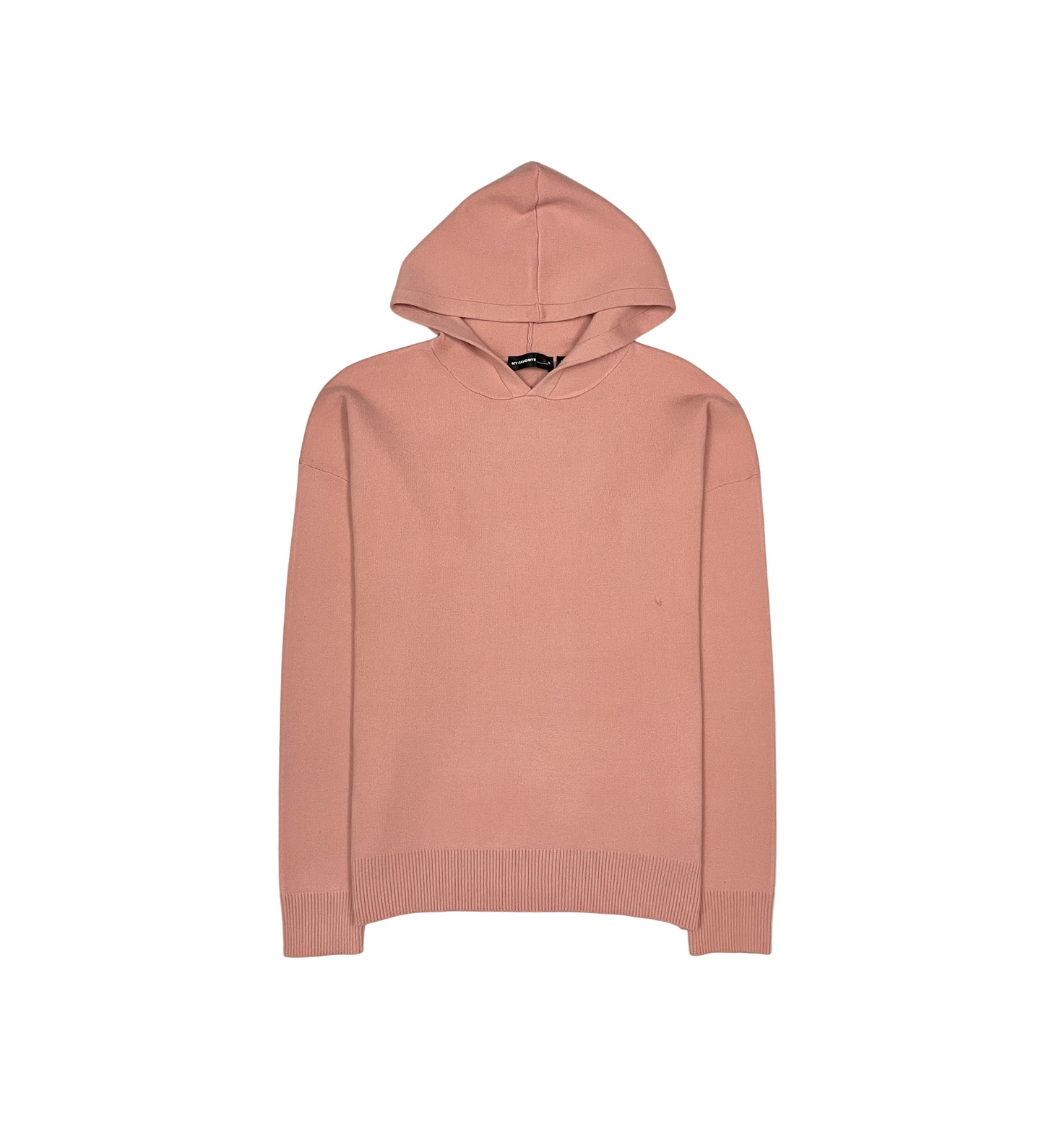 Viscos Poly Double Knit Sweater Hoodie - Black | My Favorite _4