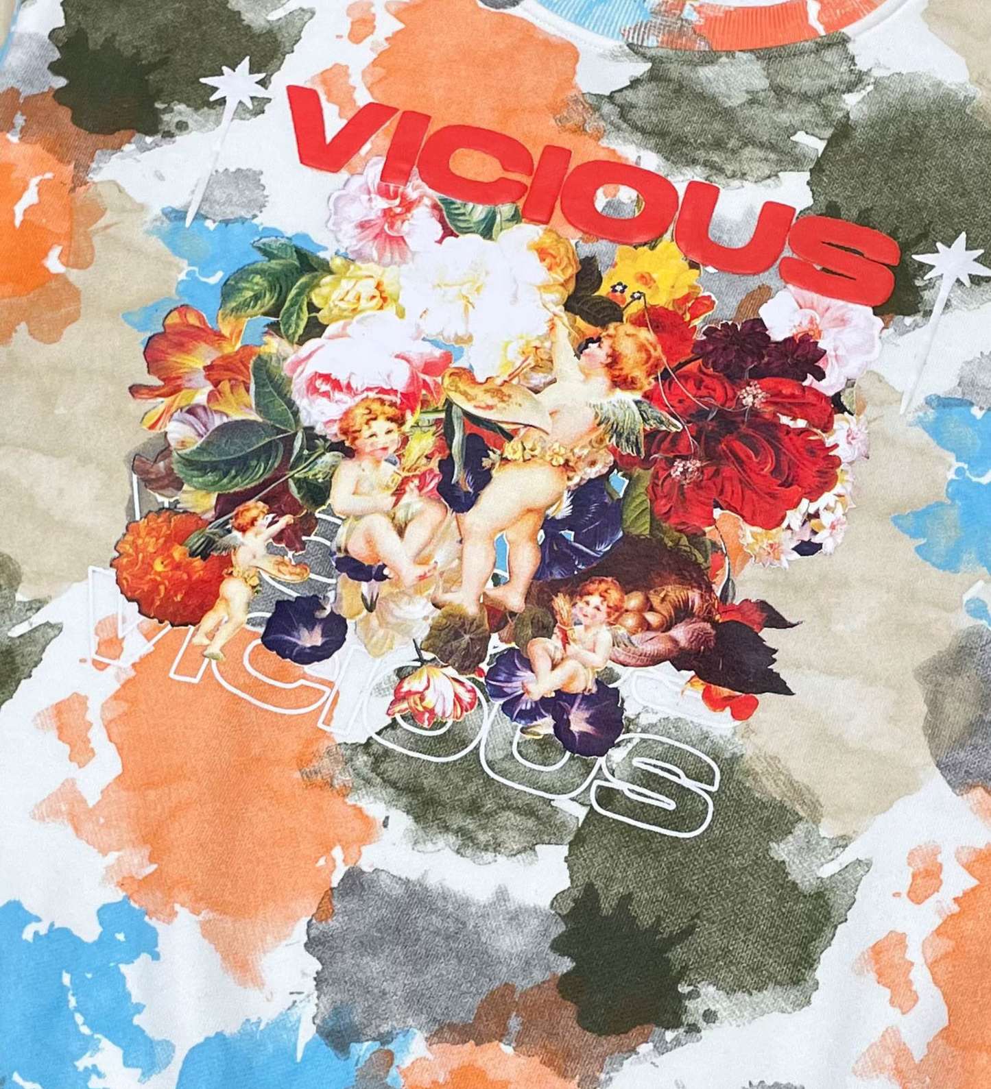 Floral Camo Crewneck - Foliage | Vicious _2