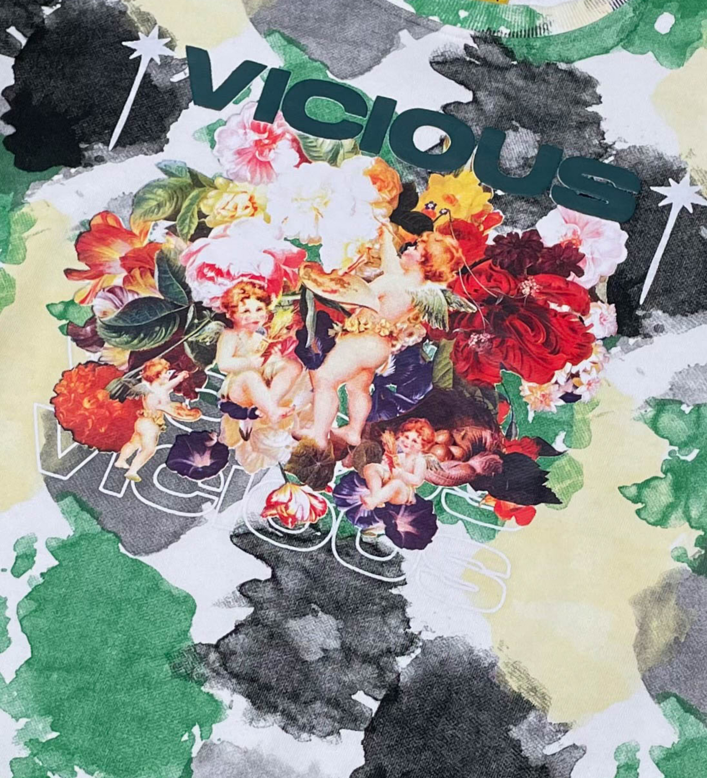 Floral Camo Crewneck - Foliage | Vicious _4