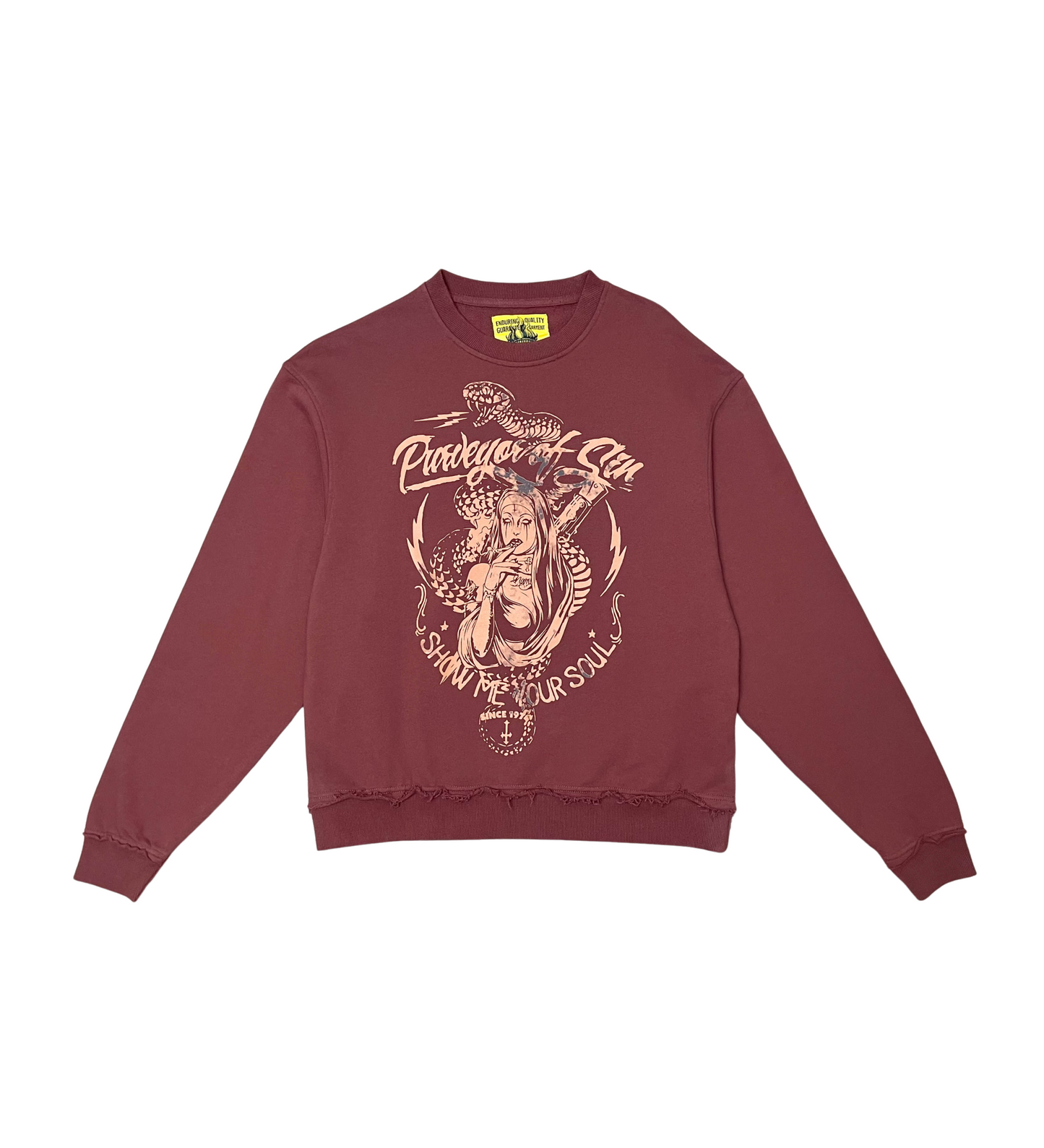 Show Me Your Soul Crewneck - Umber Brown | Vicious _1