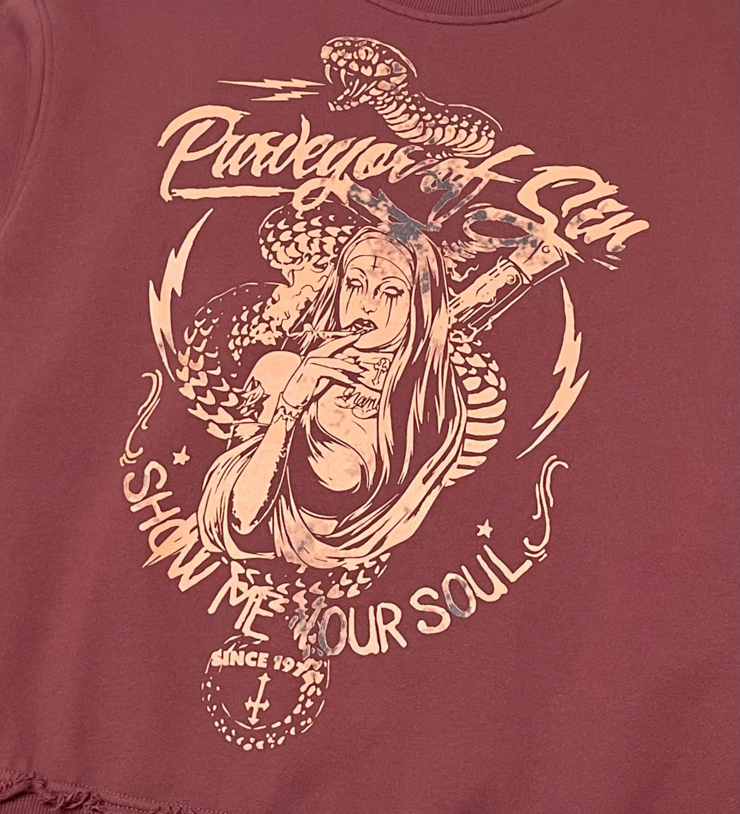 Show Me Your Soul Crewneck - Umber Brown | Vicious _2