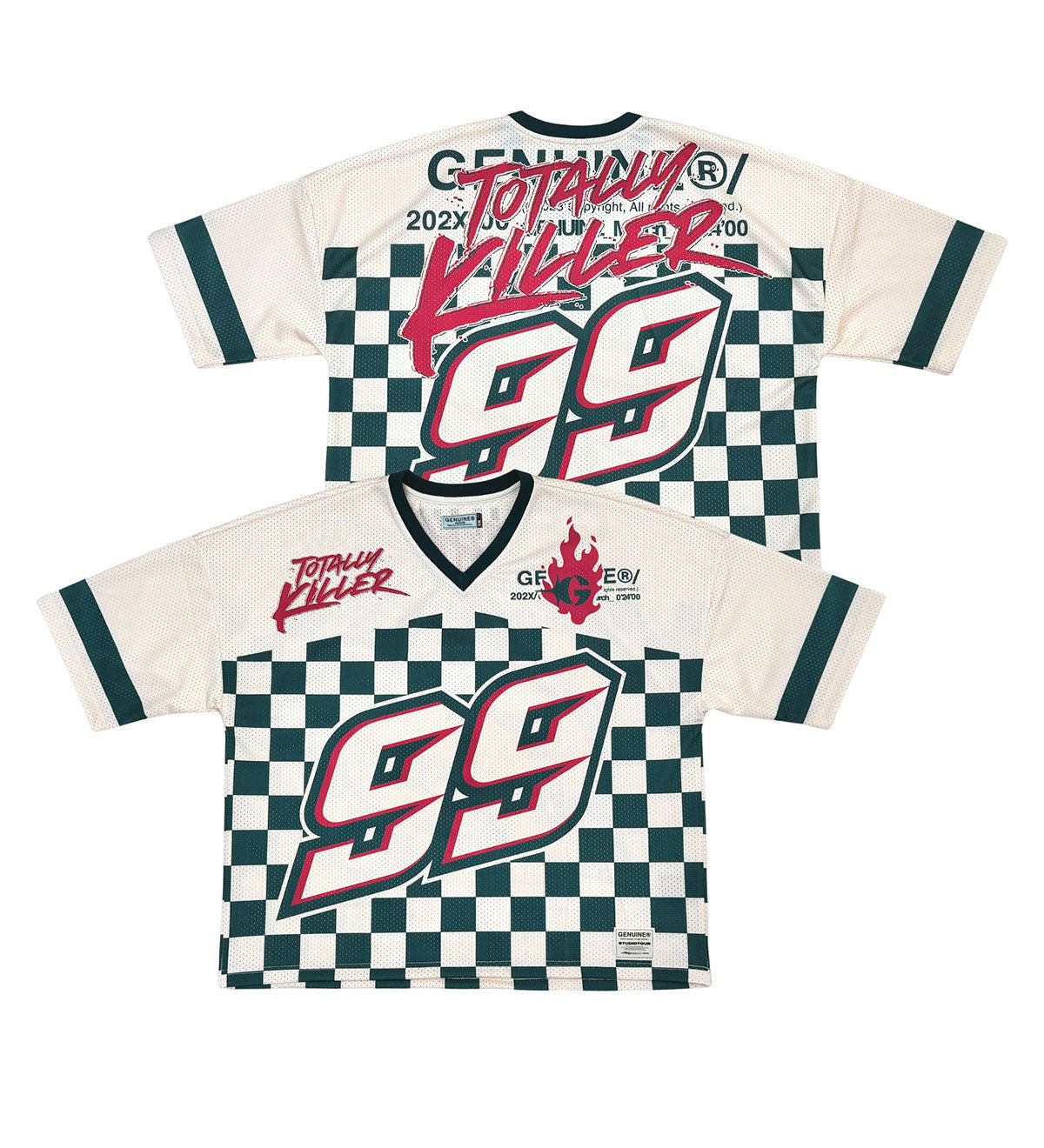 Totally killer jersey White by Genuine - 4
