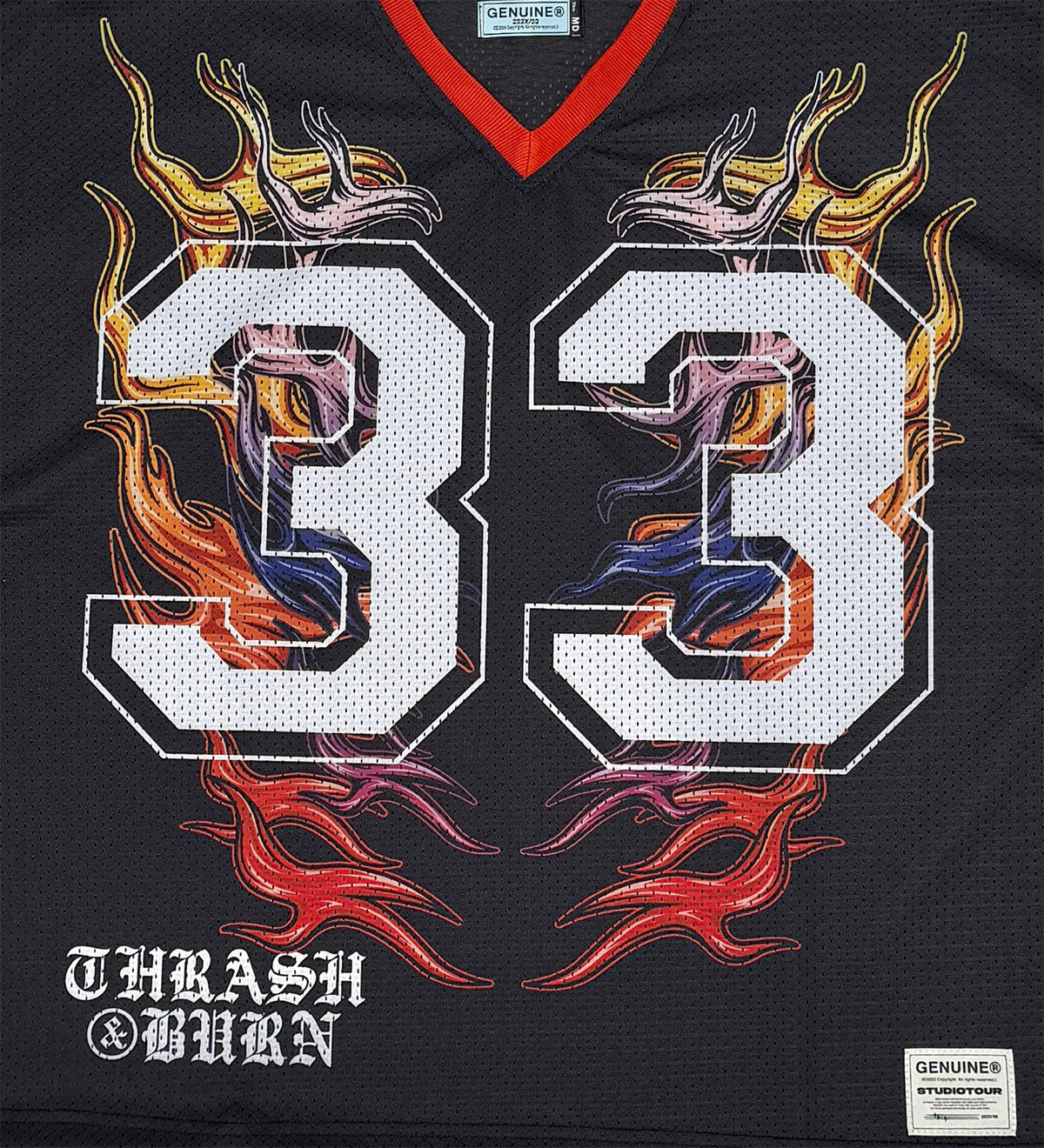 Crash & burn jersey Black by Genuine - 3