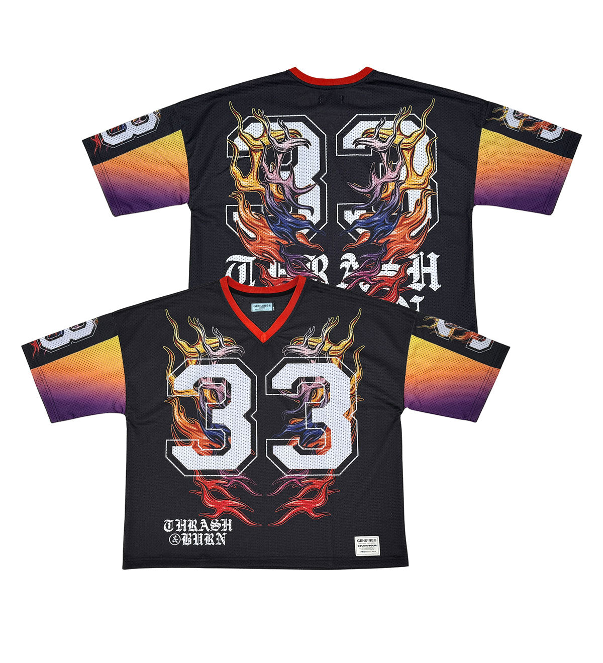 Crash & burn jersey Black by Genuine - 4