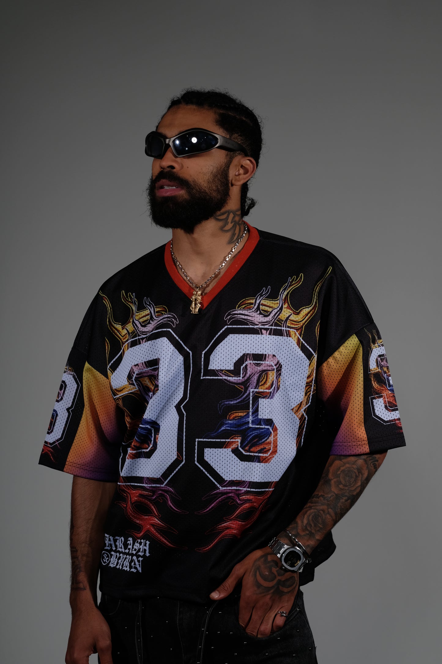 Crash & burn jersey Black by Genuine - 1_2