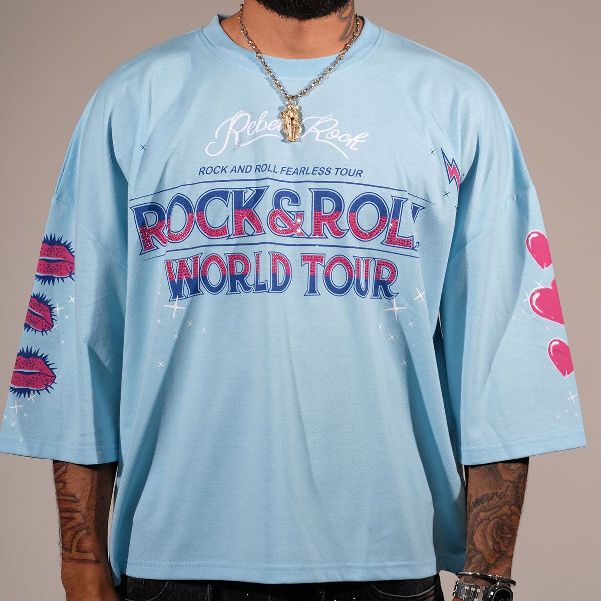 Worldtour tshirt Light Blue by Genuine - 1