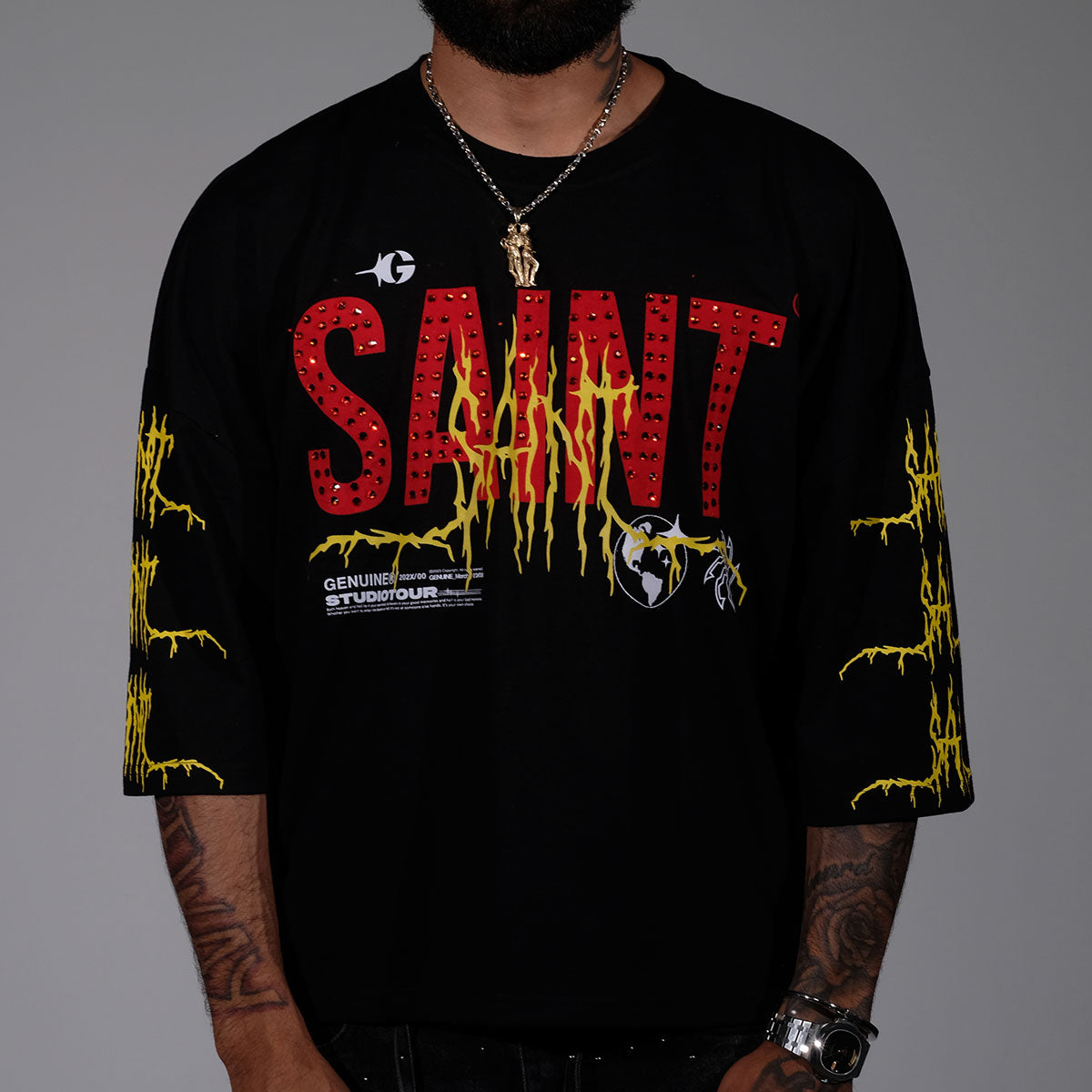 Saint tshirt Black by Genuine - 1