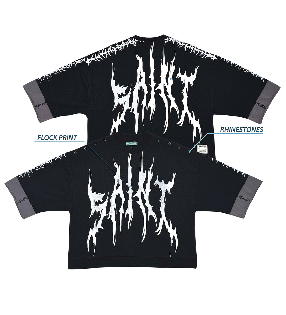 Saint tshirt Black by Genuine - 4