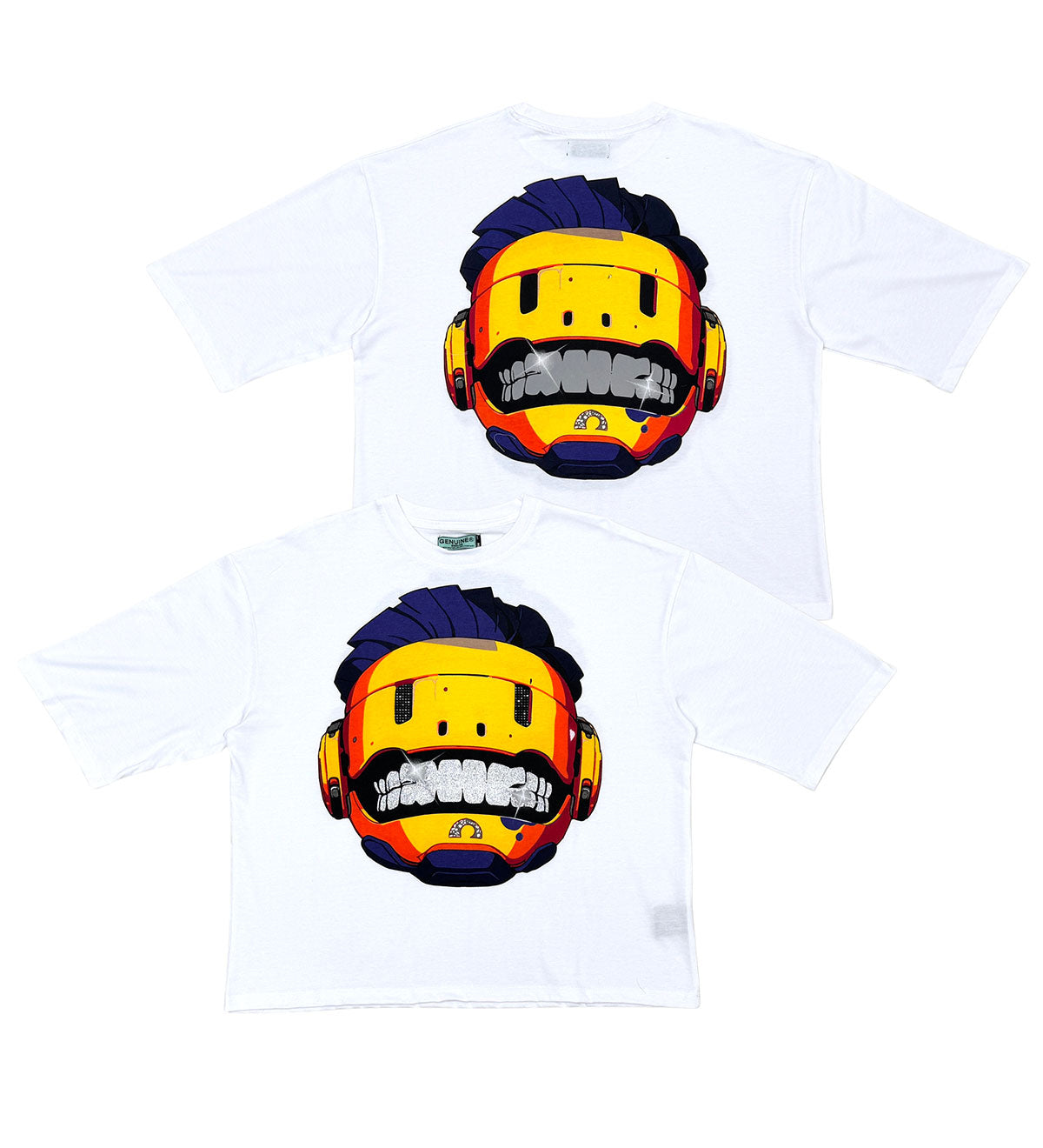 Grillz tshirt White by Genuine - 4