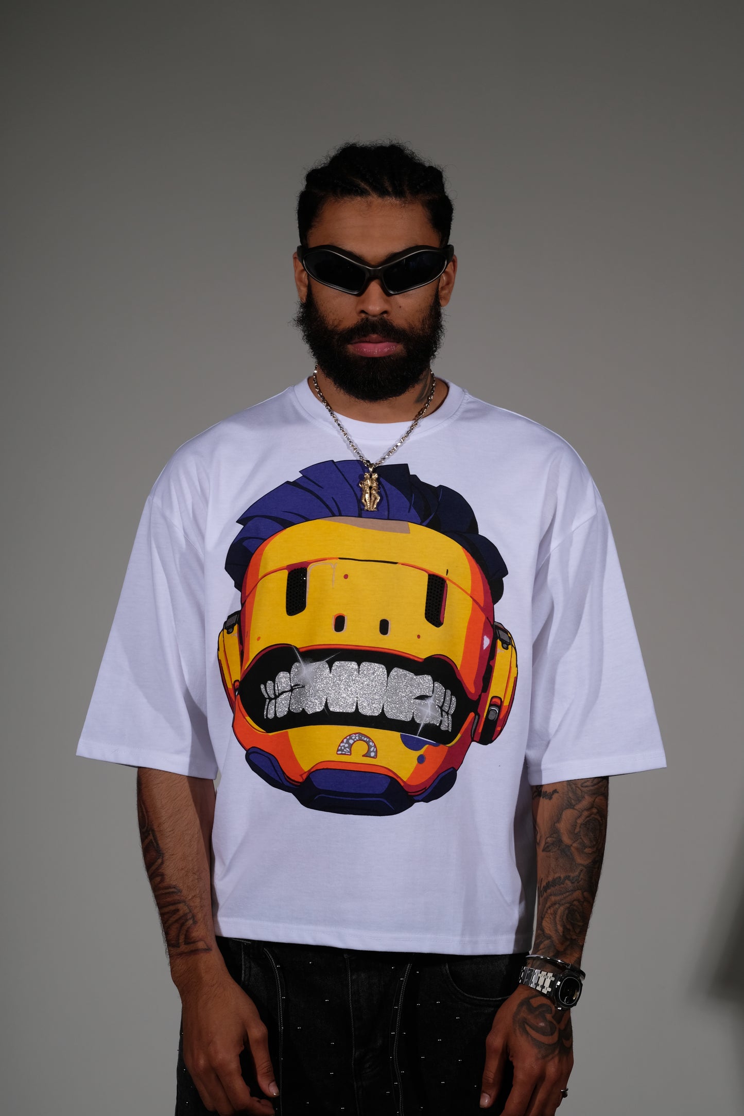 Grillz tshirt White by Genuine - 1_2