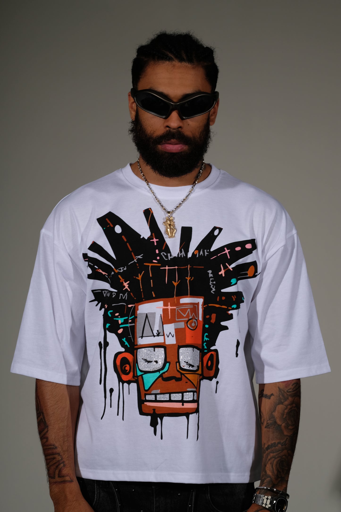 Basquiat tshirt White by Genuine - 1_2