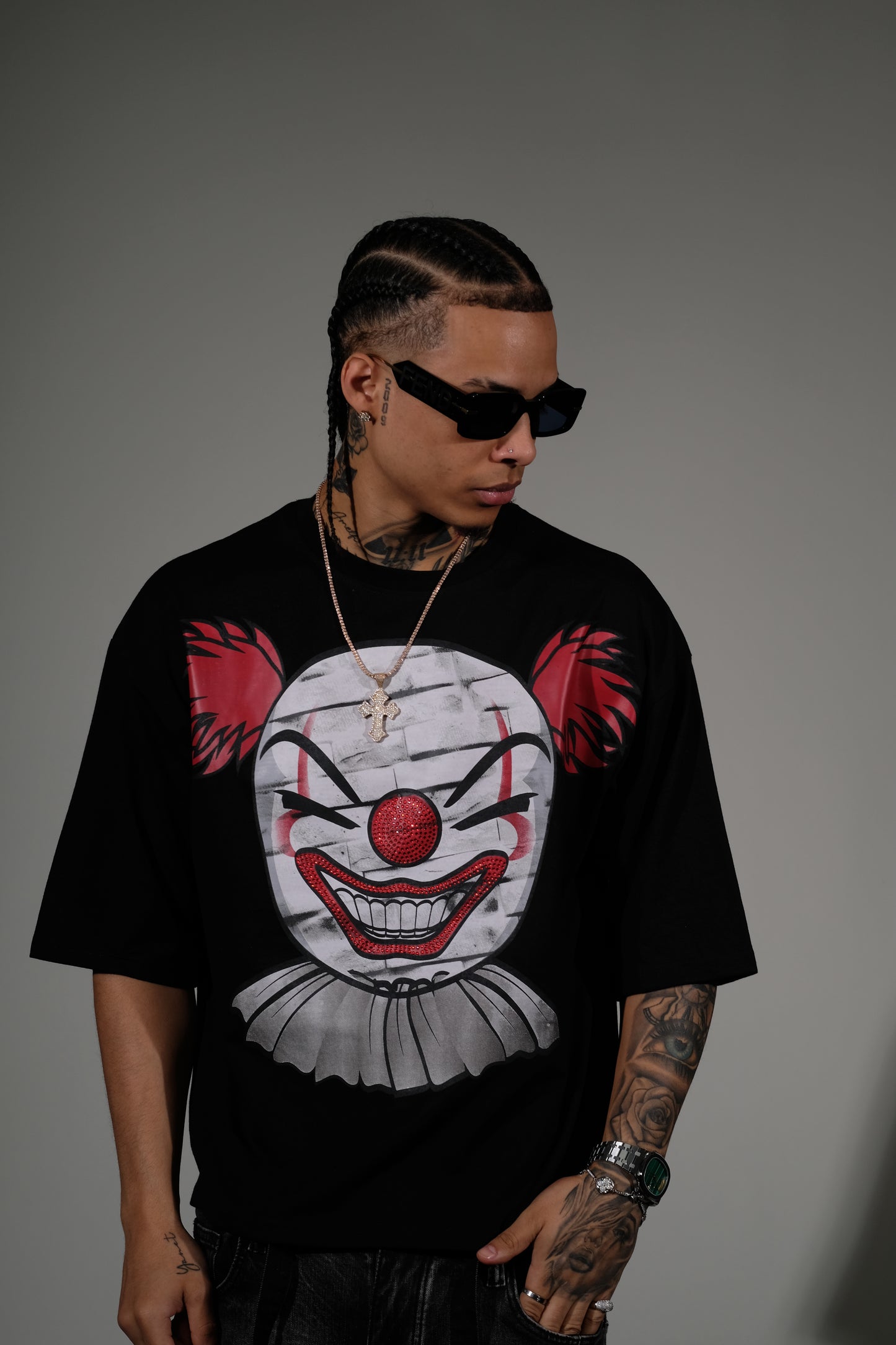 Clown tshirt Black by Genuine - 1_2