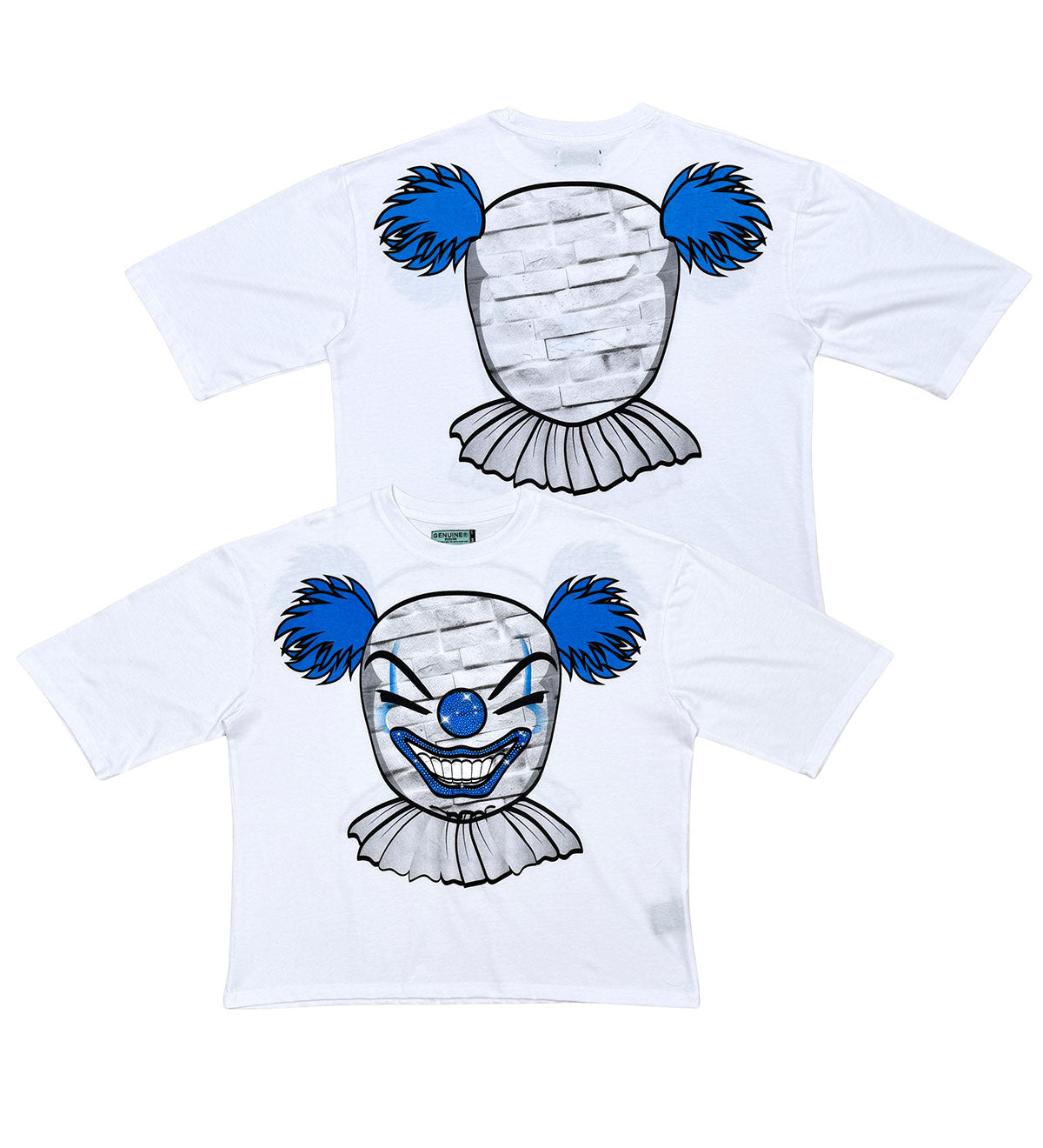 Clown tshirt White by Genuine - 4