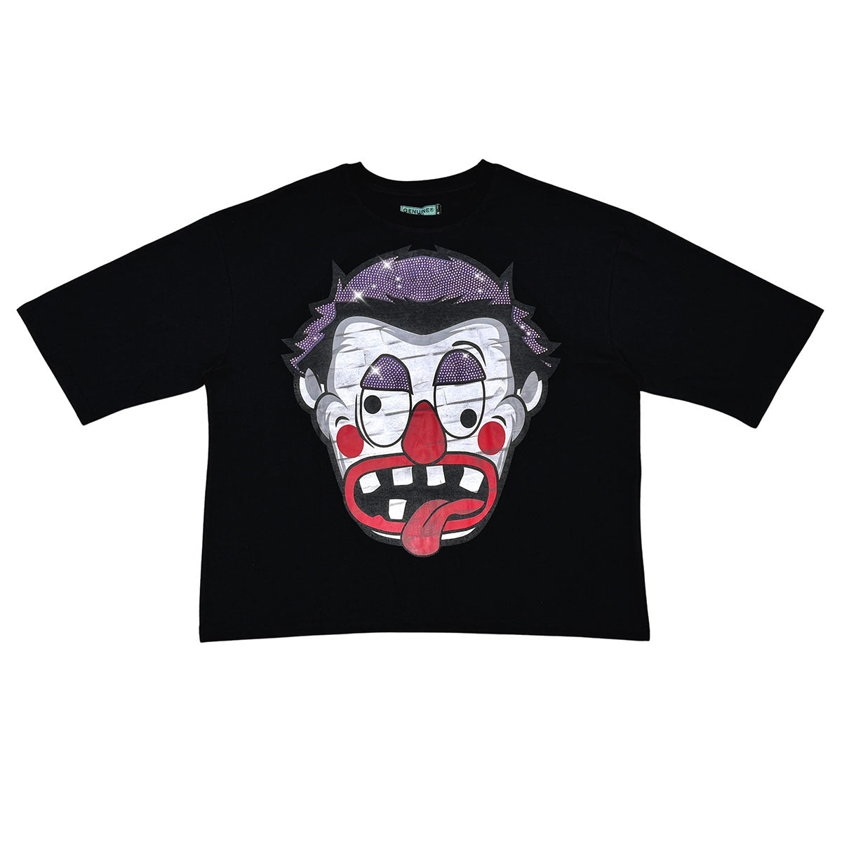 Dizzy clown tshirt Black by Genuine - 1
