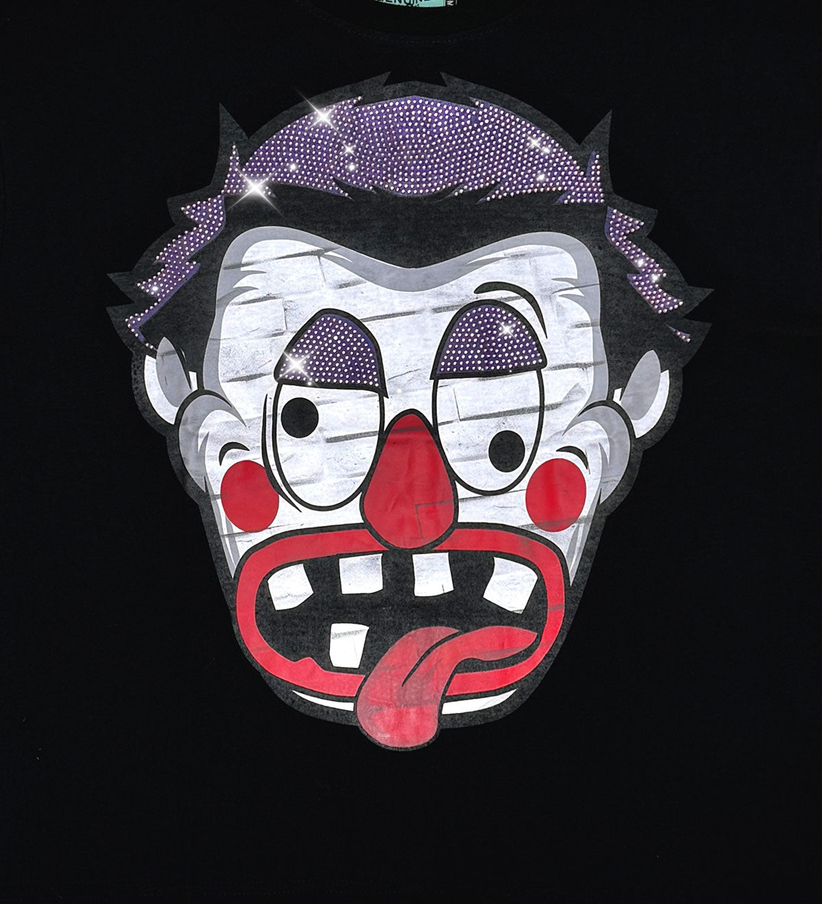 Dizzy clown tshirt Black by Genuine - 3