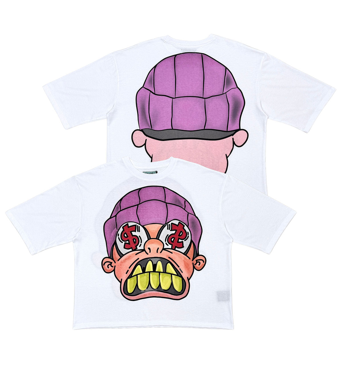 Dollar signs tshirt White by Genuine - 4
