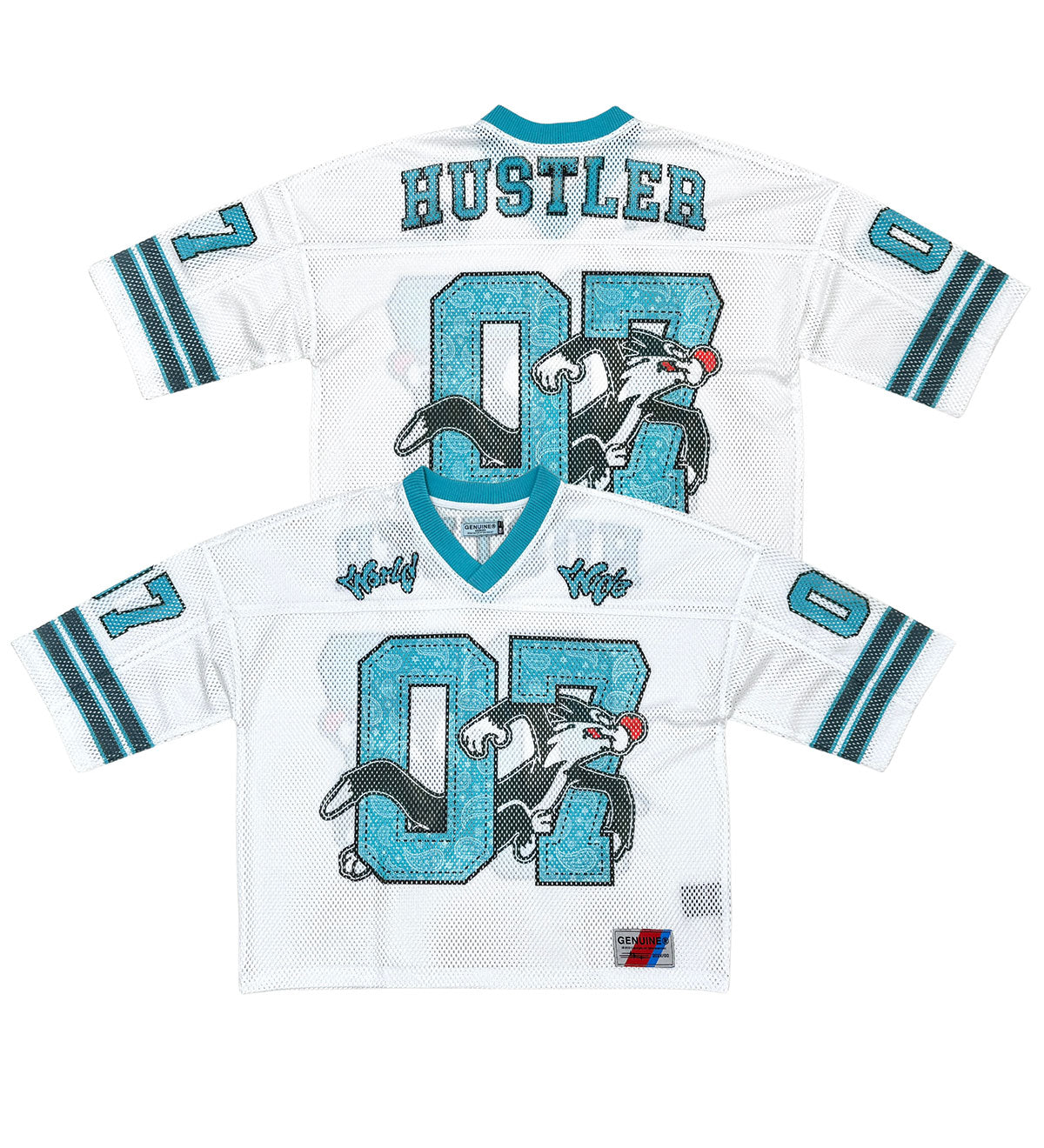 Hustler jersey Off White by Genuine - 4