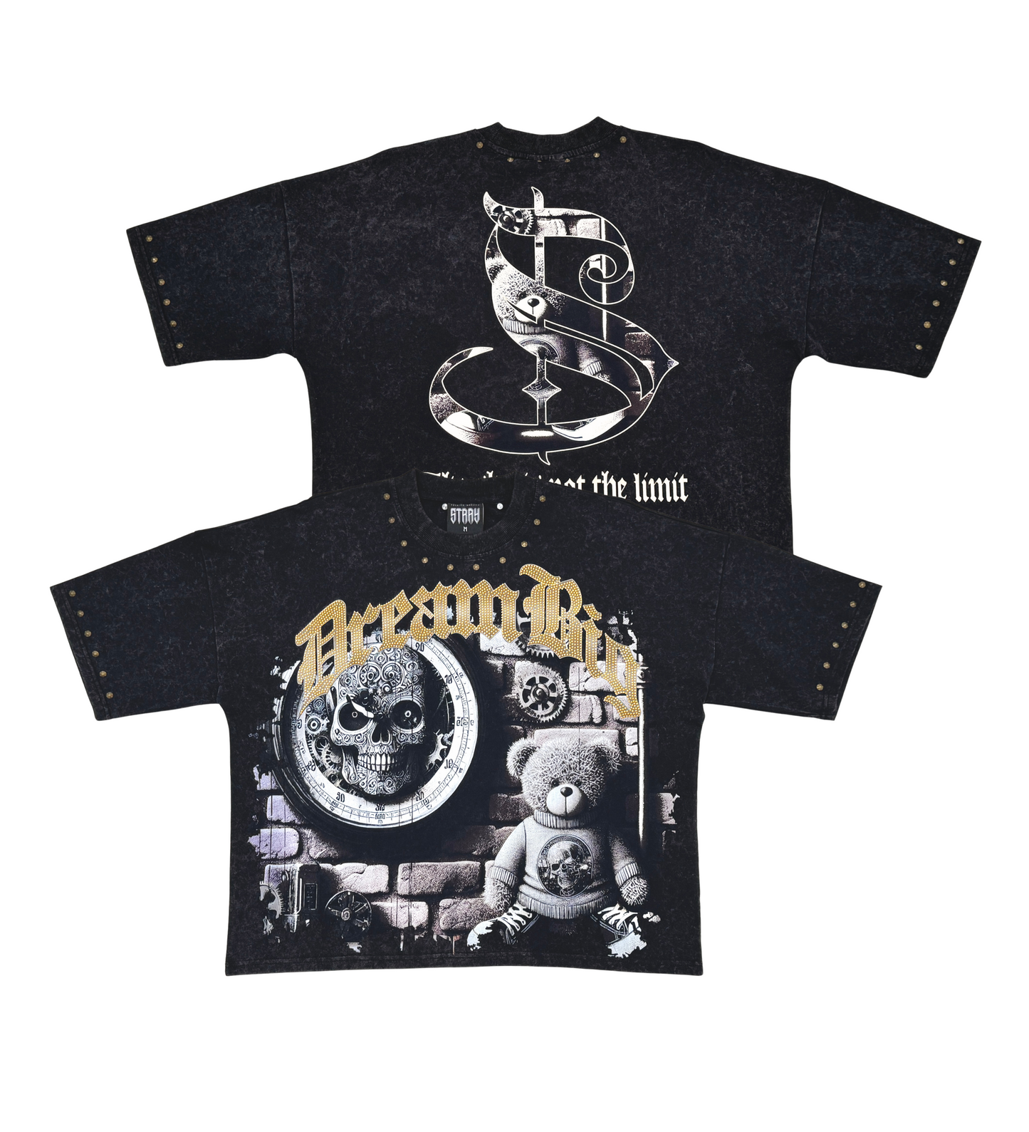 Stray dream big wide & crop fit tee