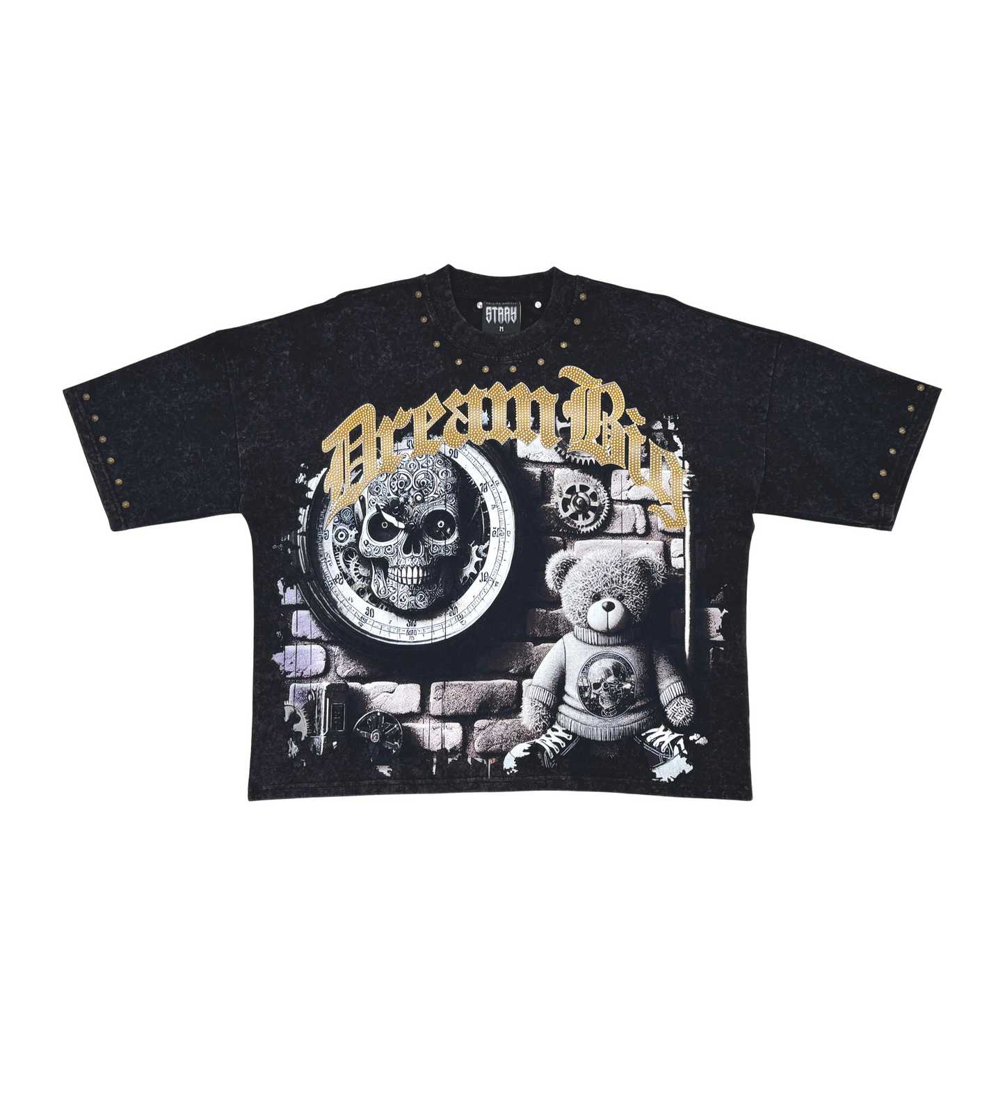 Stray dream big wide & crop fit tee