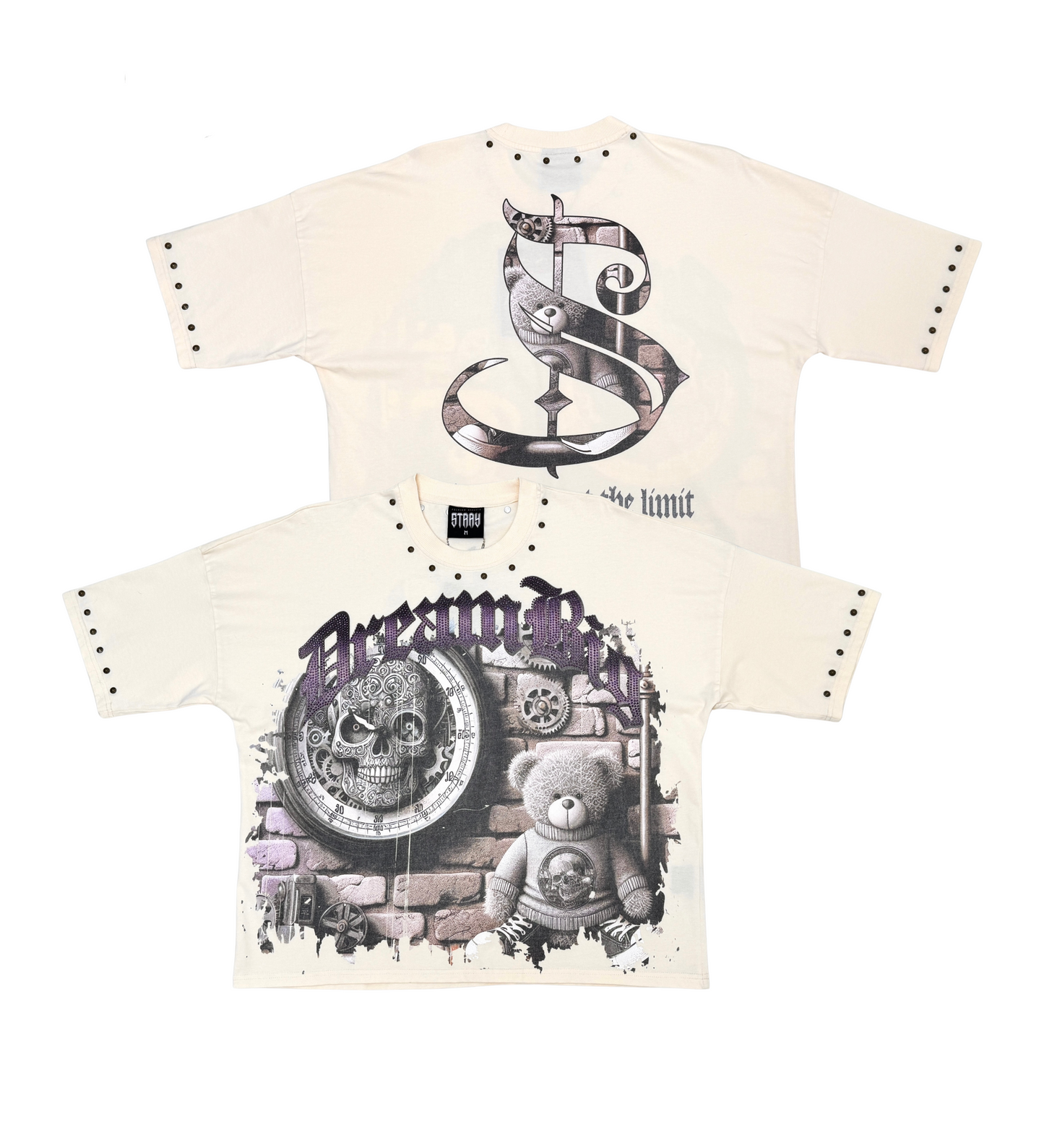 Stray dream big wide & crop fit tee