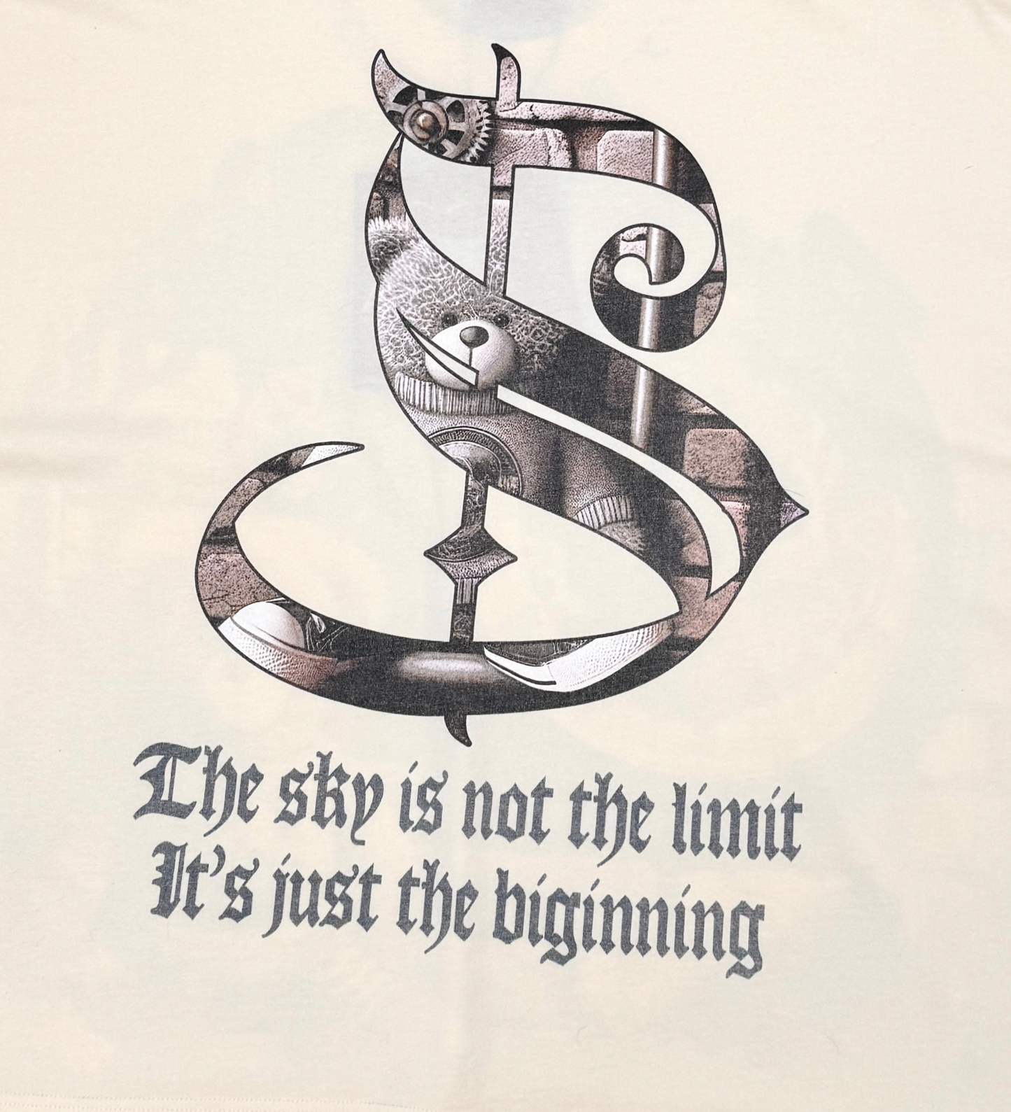 Stray dream big wide & crop fit tee