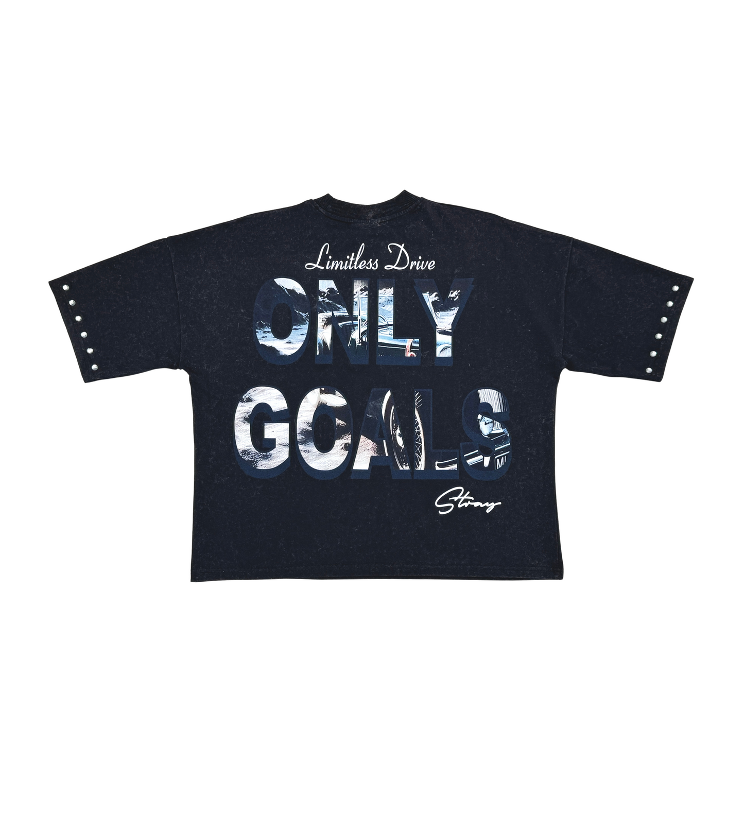 Stray no limits wide & crop fit tee