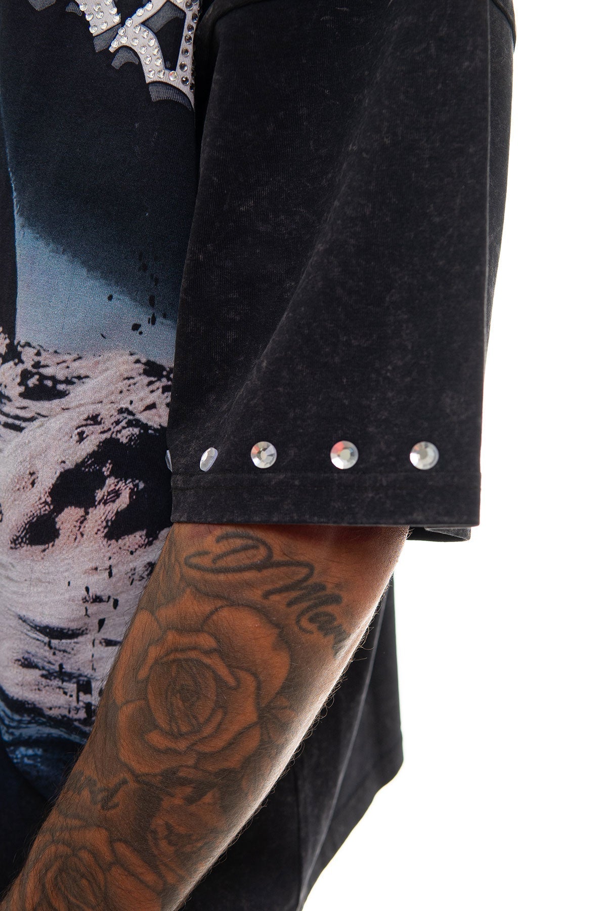 Stray no limits wide & crop fit tee Black by Stray - 5