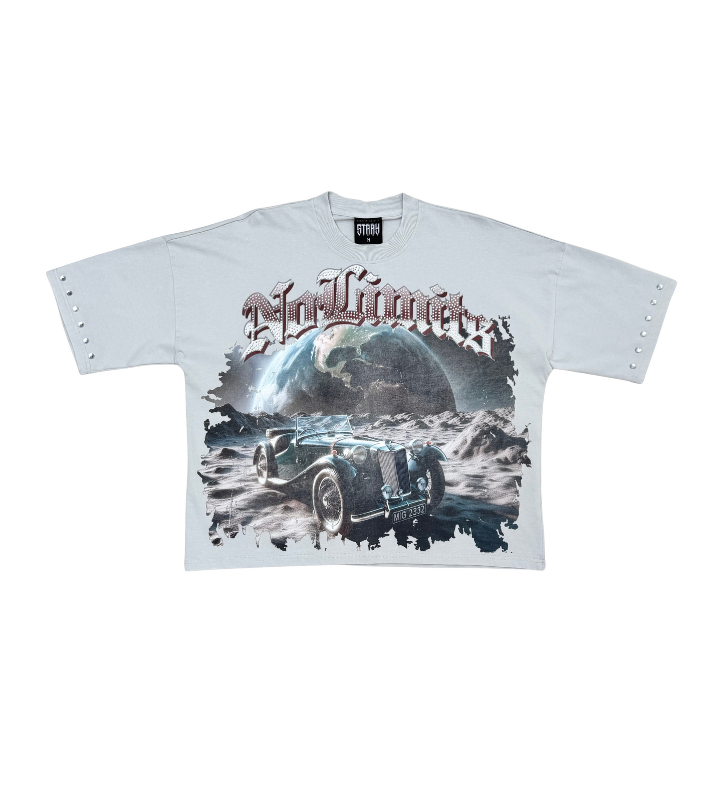 Stray no limits wide & crop fit tee