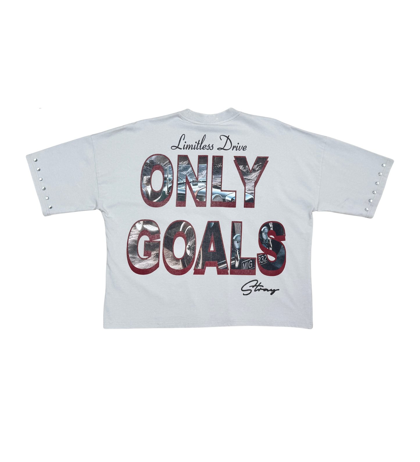 Stray no limits wide & crop fit tee