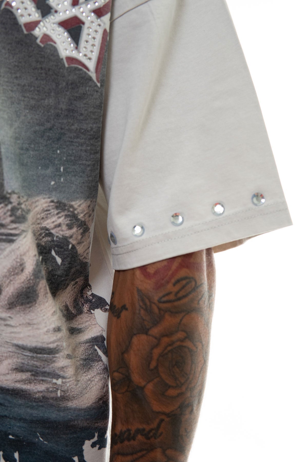 Stray no limits wide & crop fit tee Light Grey by Stray - 5