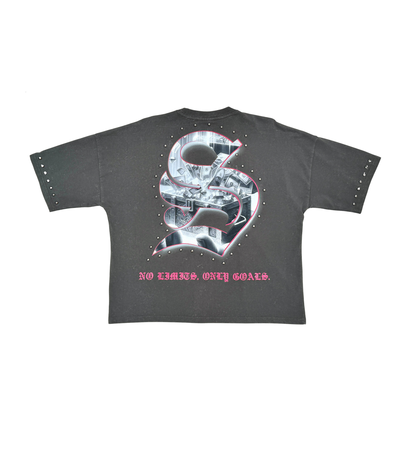 Stray treasure chest wide & crop fit tee