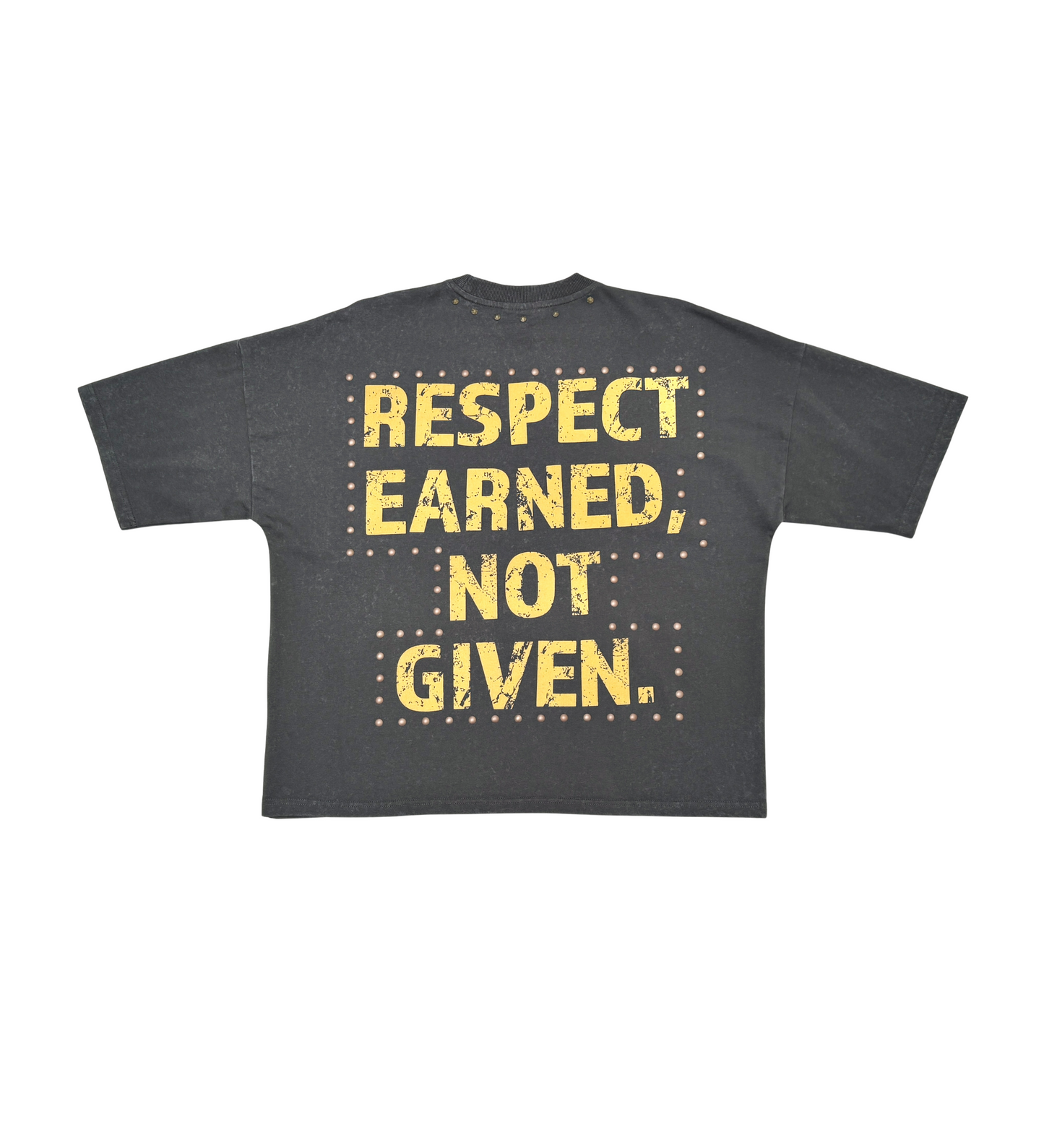 Stray respect earned wide & crop fit tee
