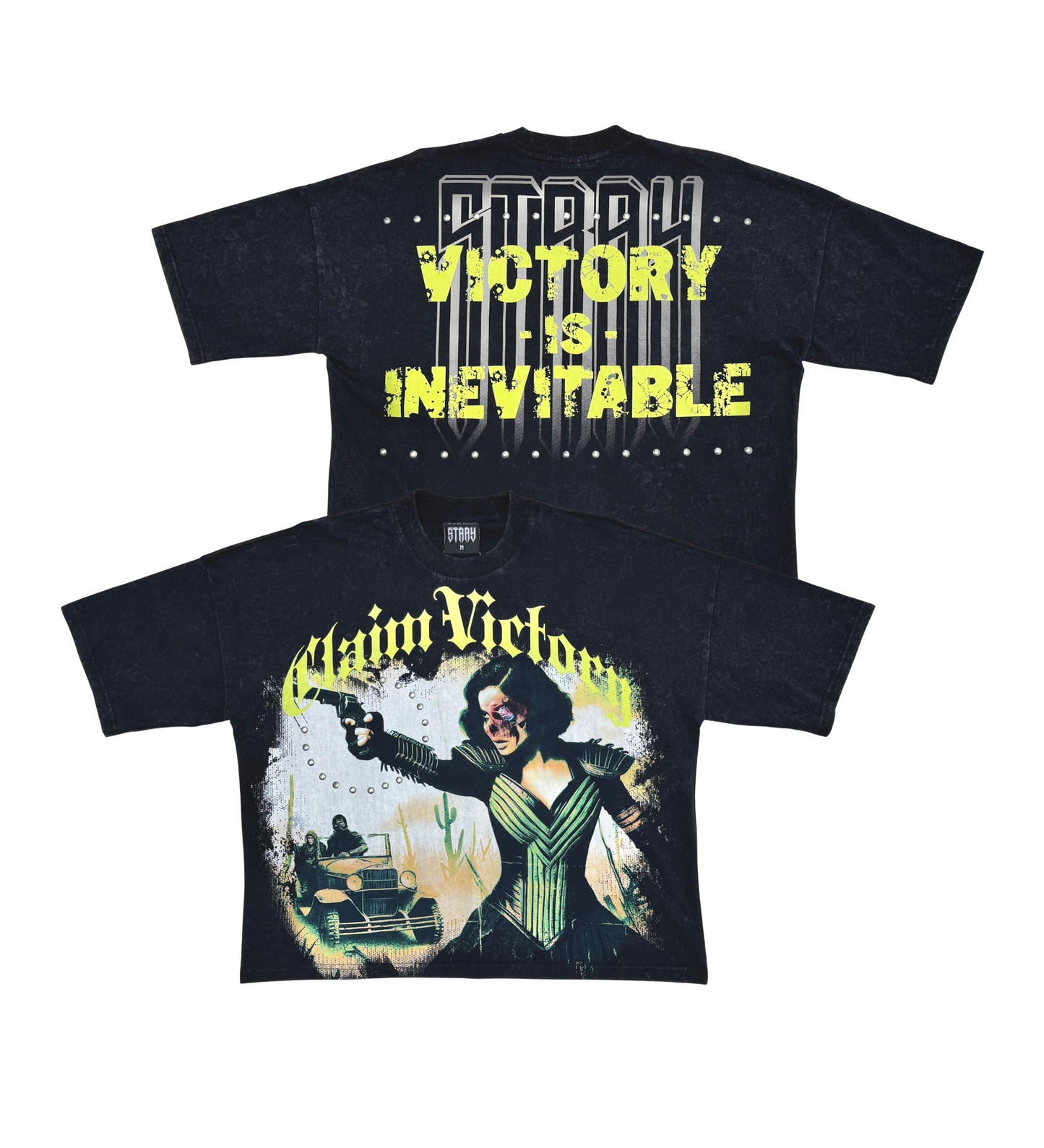 Stray claim victory wide & crop fit tee