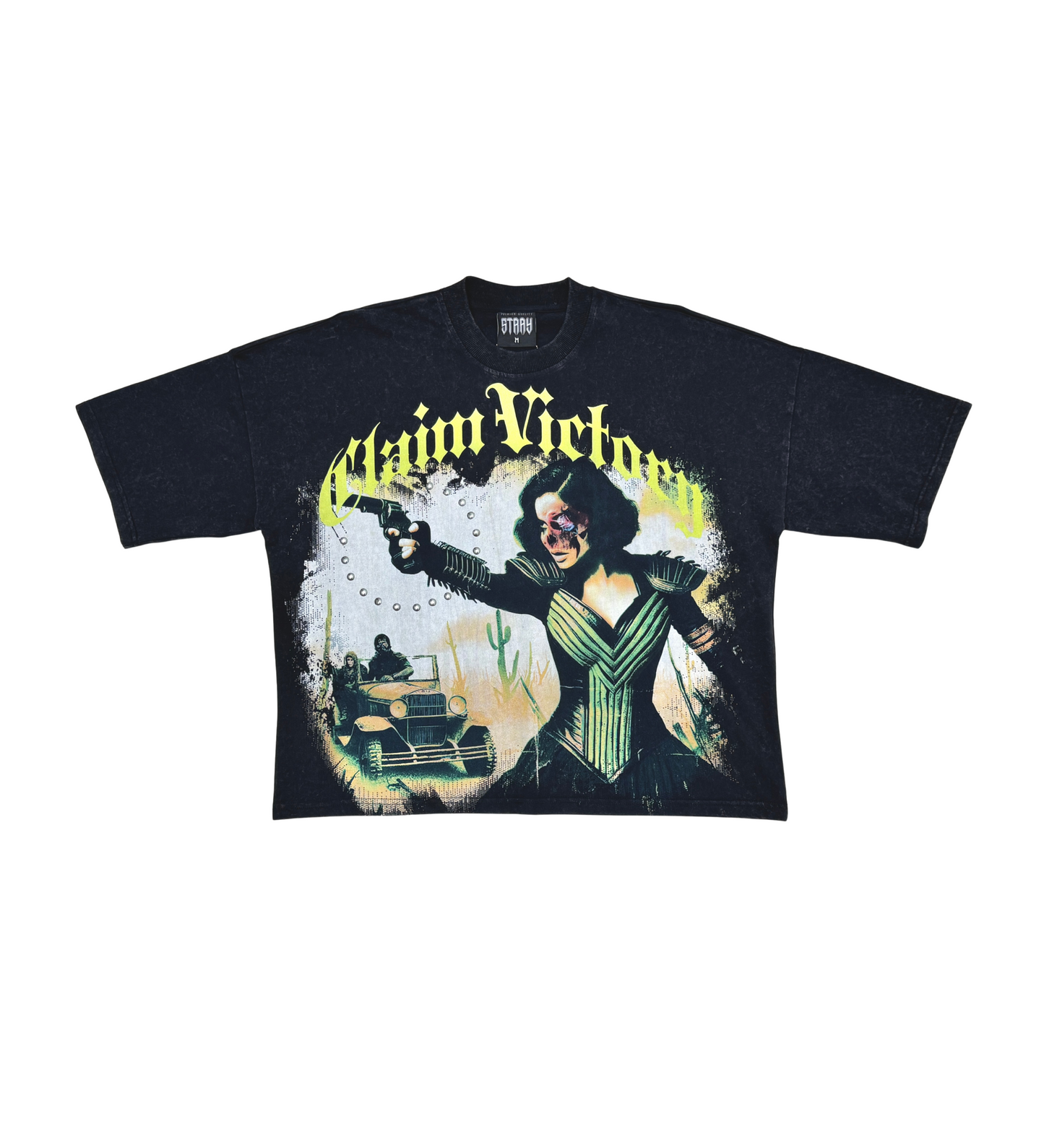 Stray claim victory wide & crop fit tee