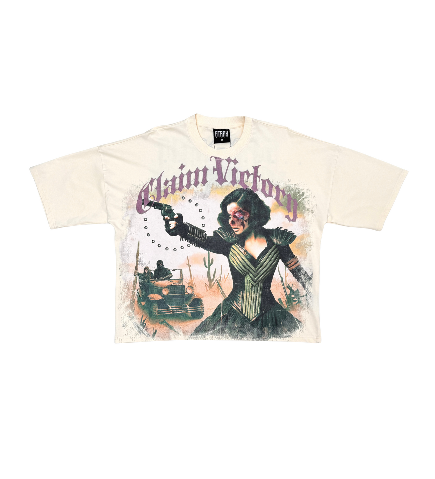 Stray claim victory wide & crop fit tee